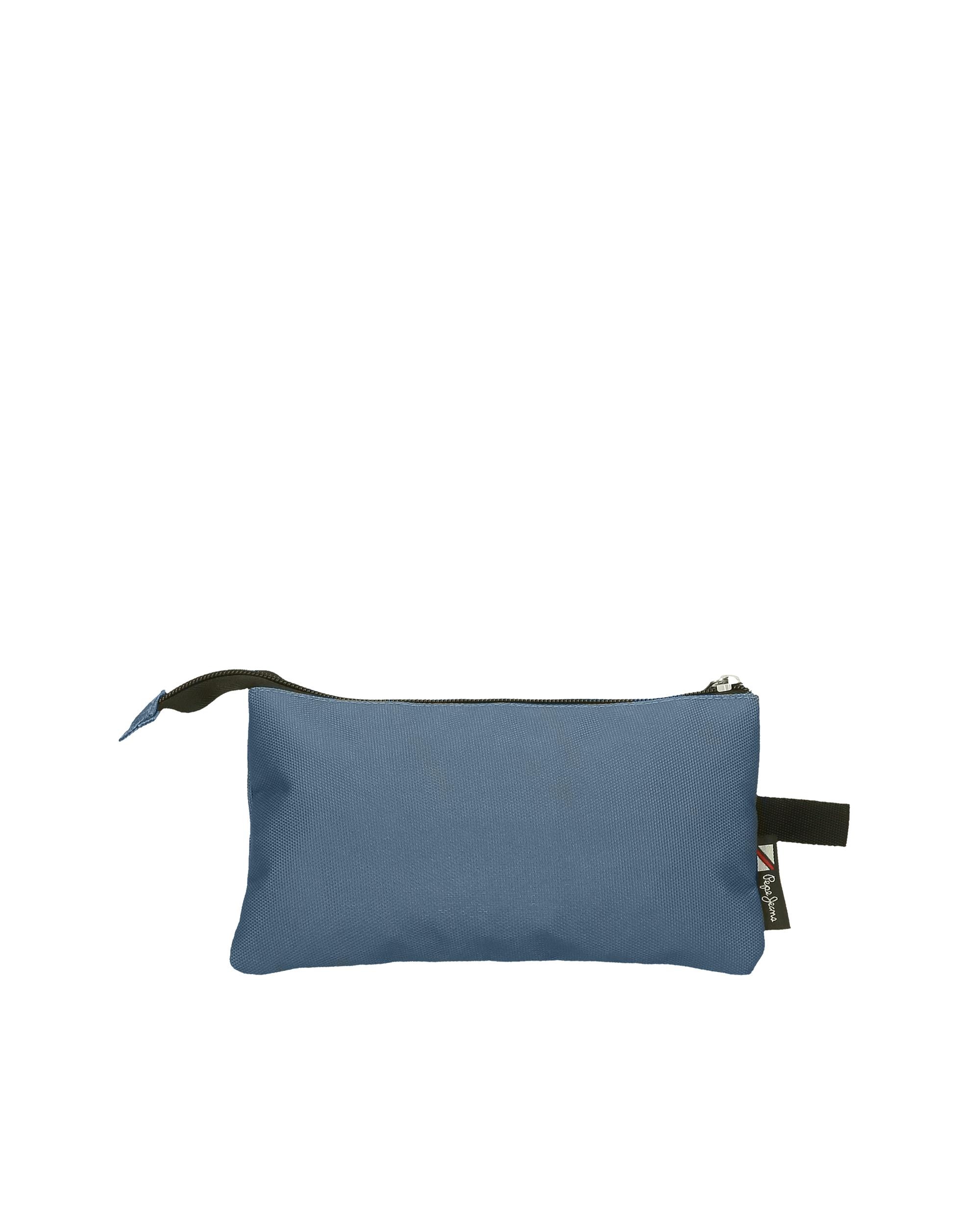Imagen 3 de Estuche Pepe Jeans Aris Colorful tres compartimentos azul denim Azul