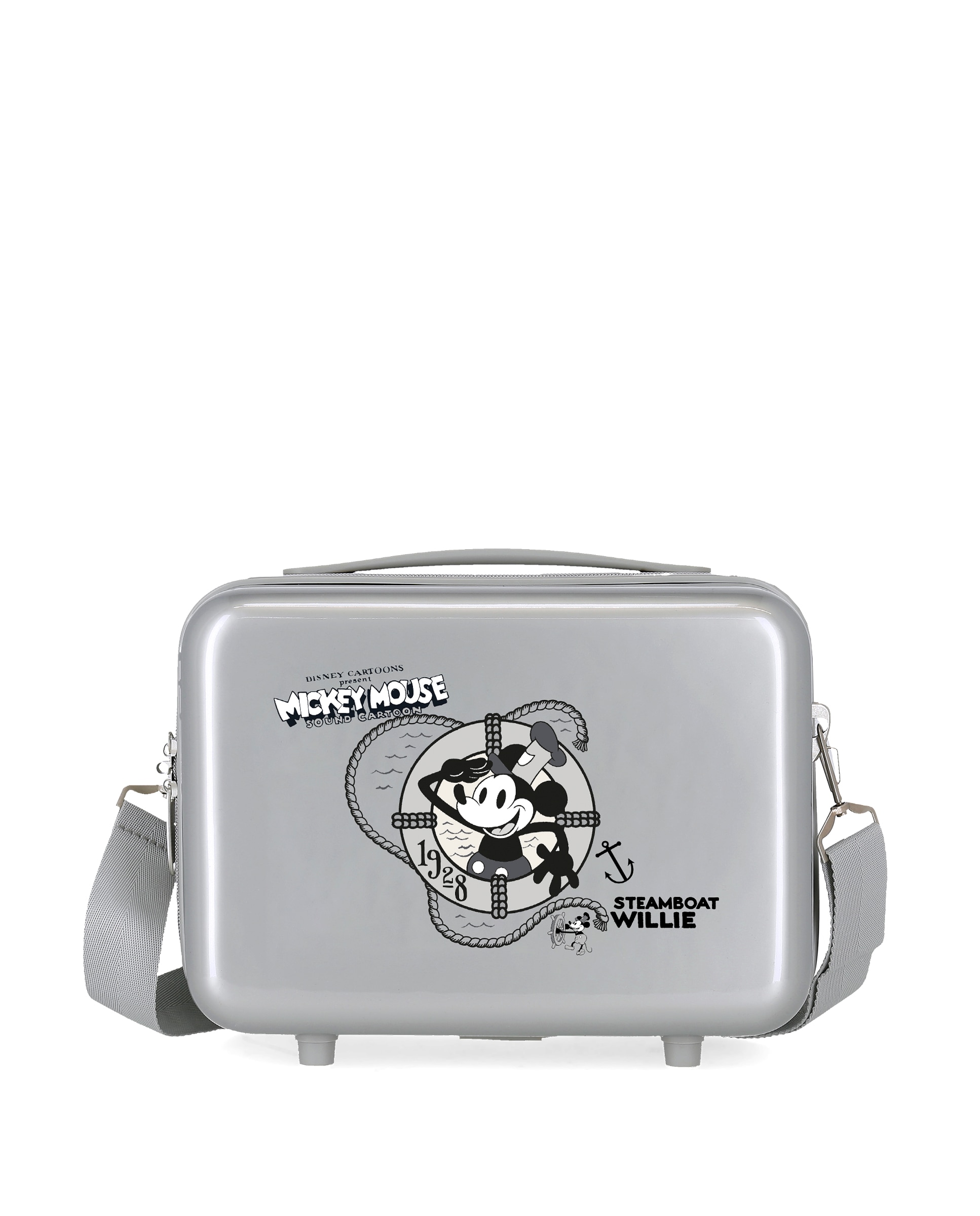 Disney - Neceser Mickey steamboad rígido con capacidad de 9 L.