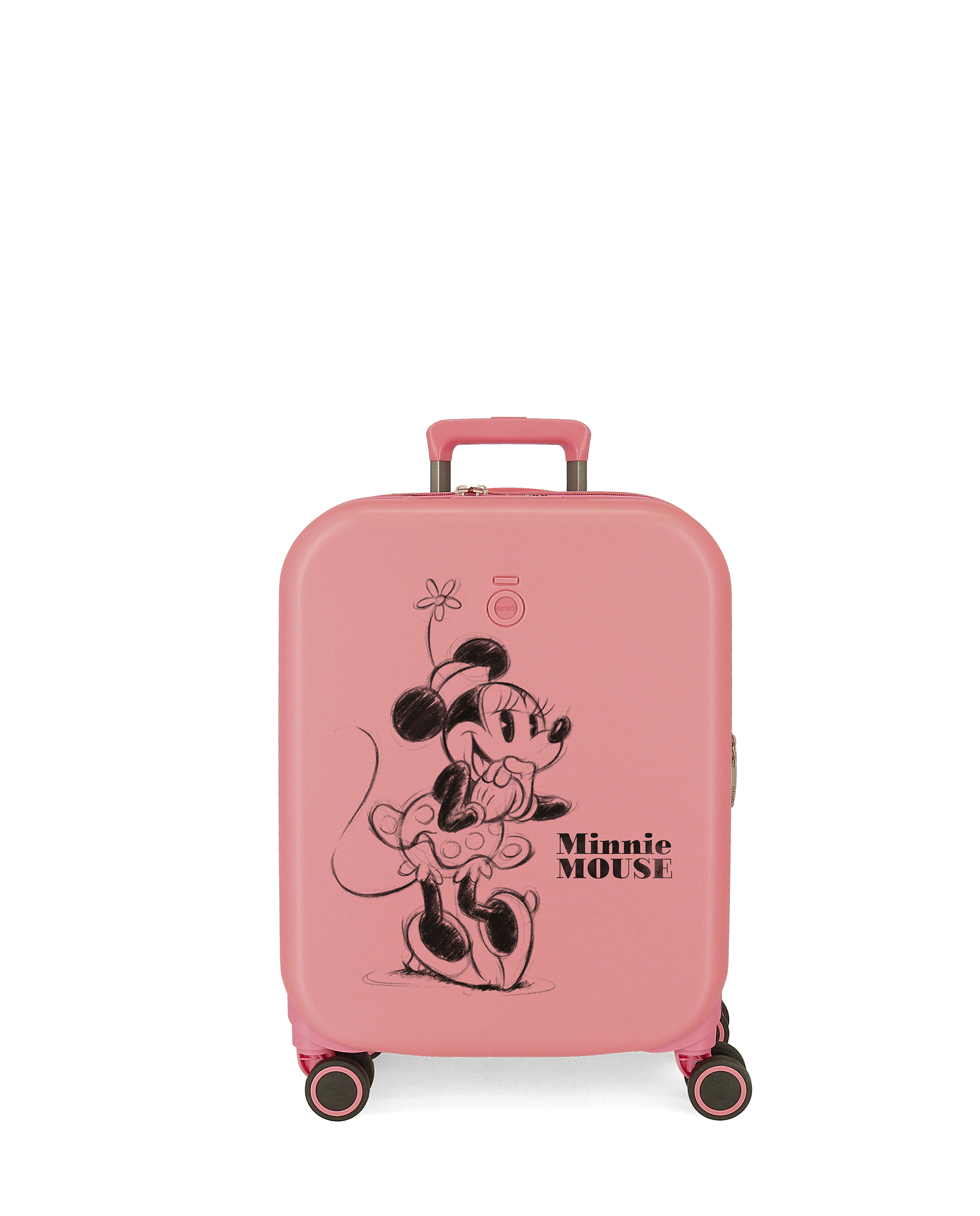 Maleta de cabina Disney 100 Happiness expandible con capacidad de 37 L Coral-1