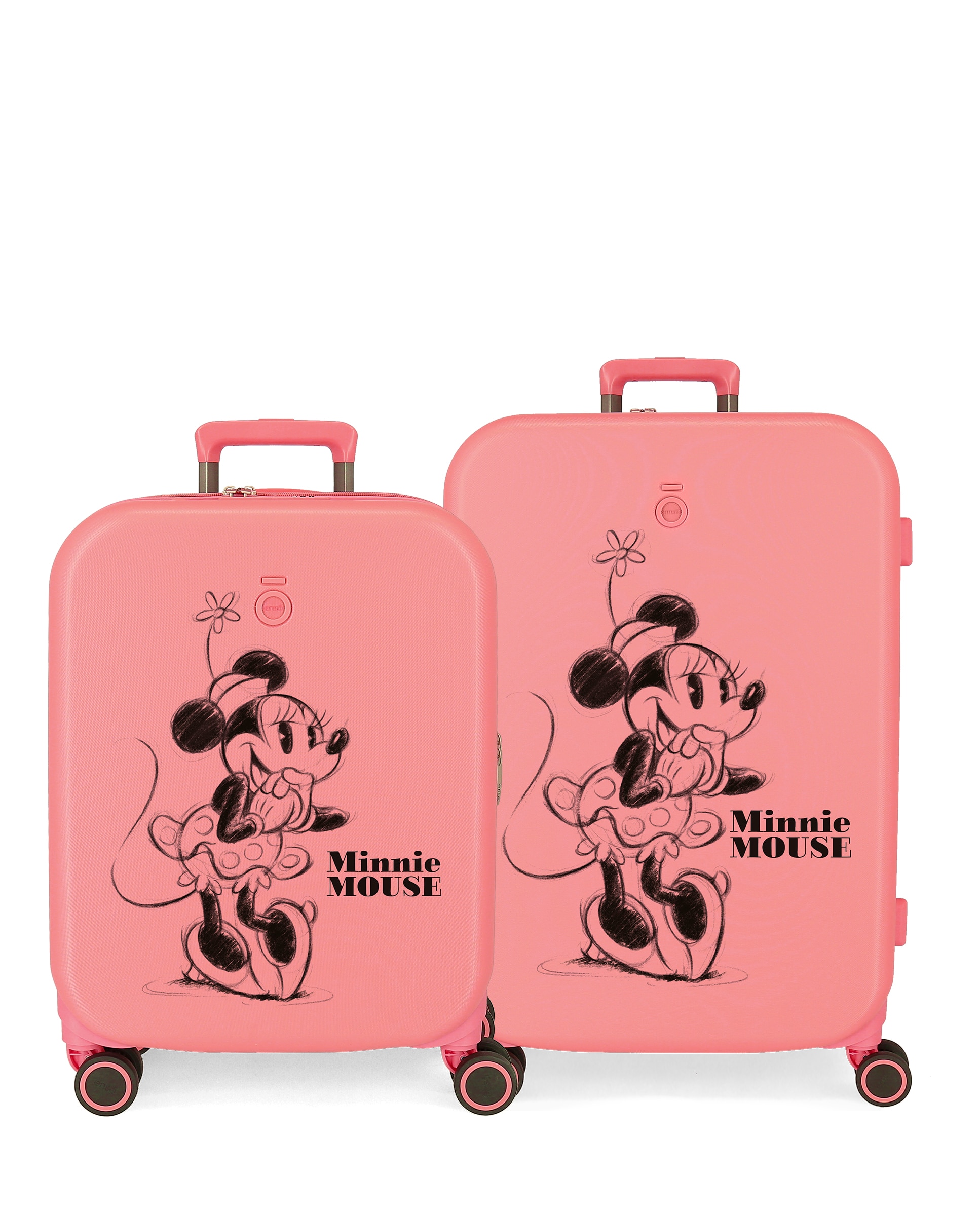 Imagem 0 de Conjunto de Malas (cabine e Média) Disney 100 Happiness com Capacidade de 116 L