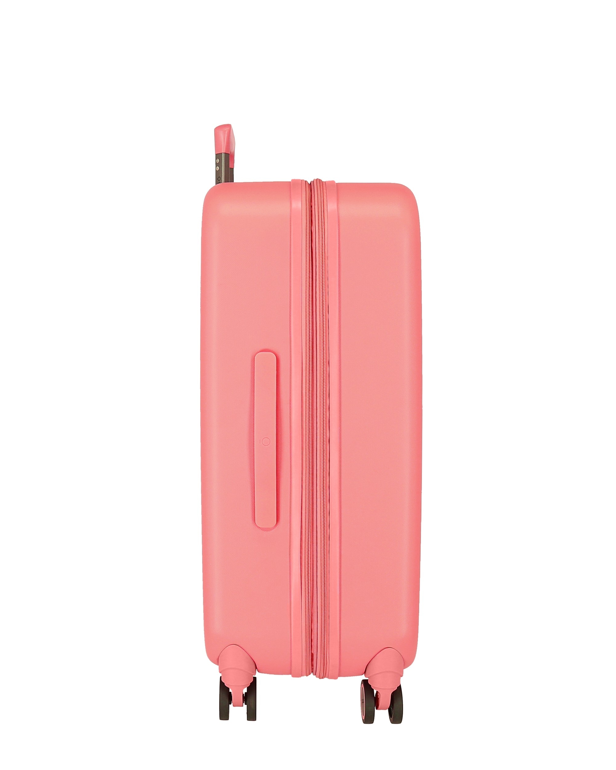 Conjunto de Malas (cabine e Média) Disney 100 Happiness com Capacidade de 116 L Coral-4