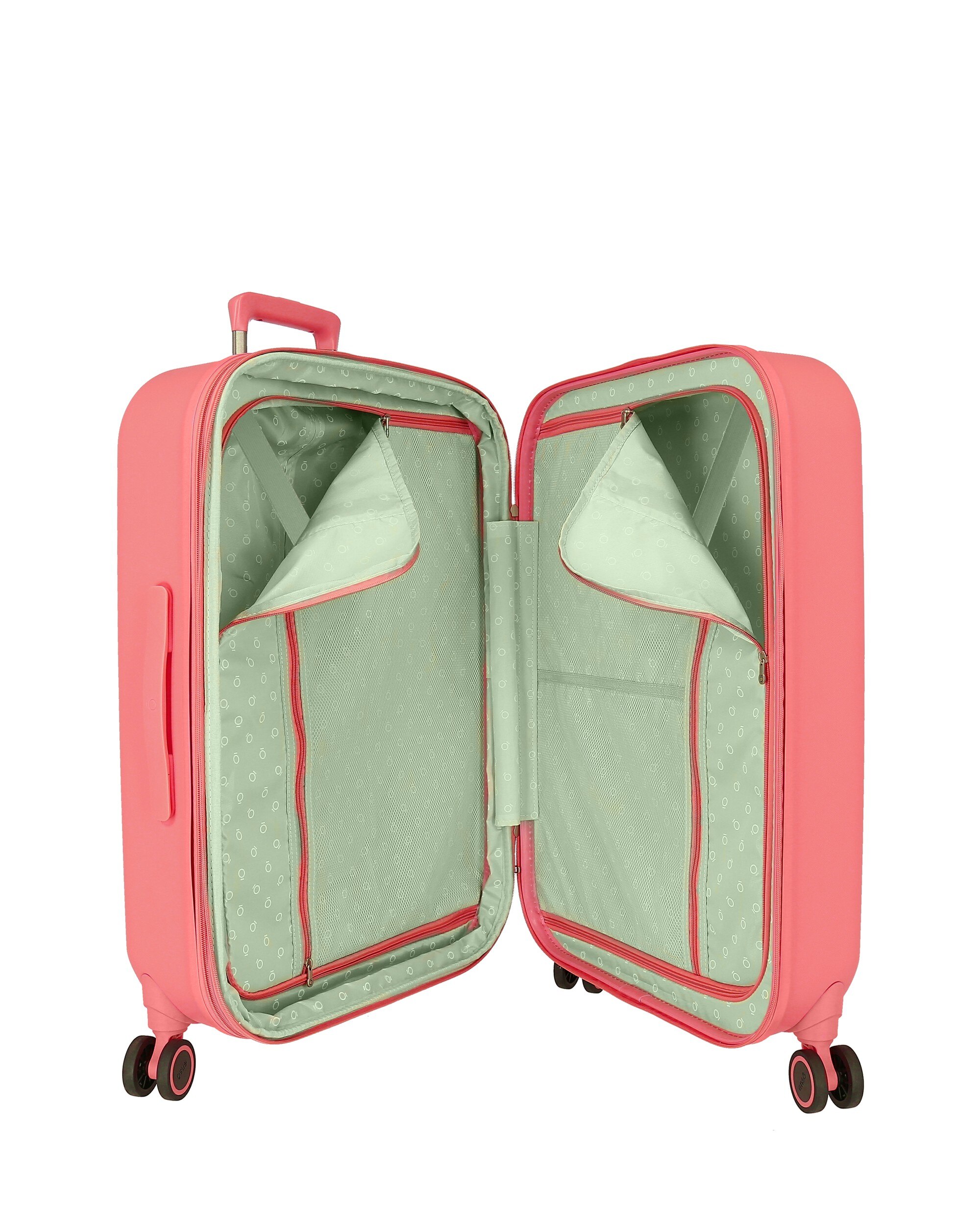 Conjunto de Malas (cabine e Média) Disney 100 Happiness com Capacidade de 116 L Coral-5