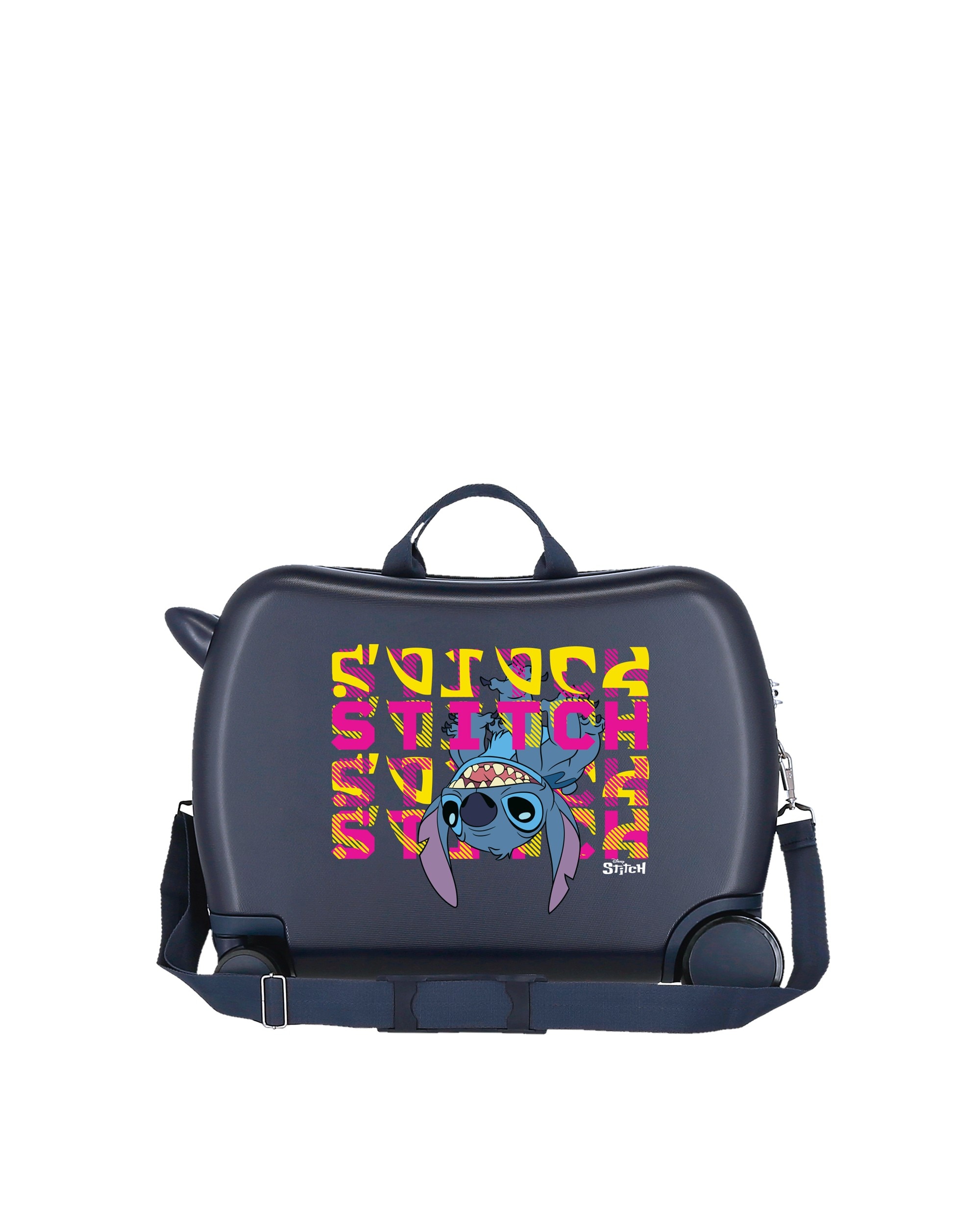 Imagen 3 de Maleta de cabina Stitch Make a face rígida con capacidad de 34L - Disney - Azul celeste Azul celeste