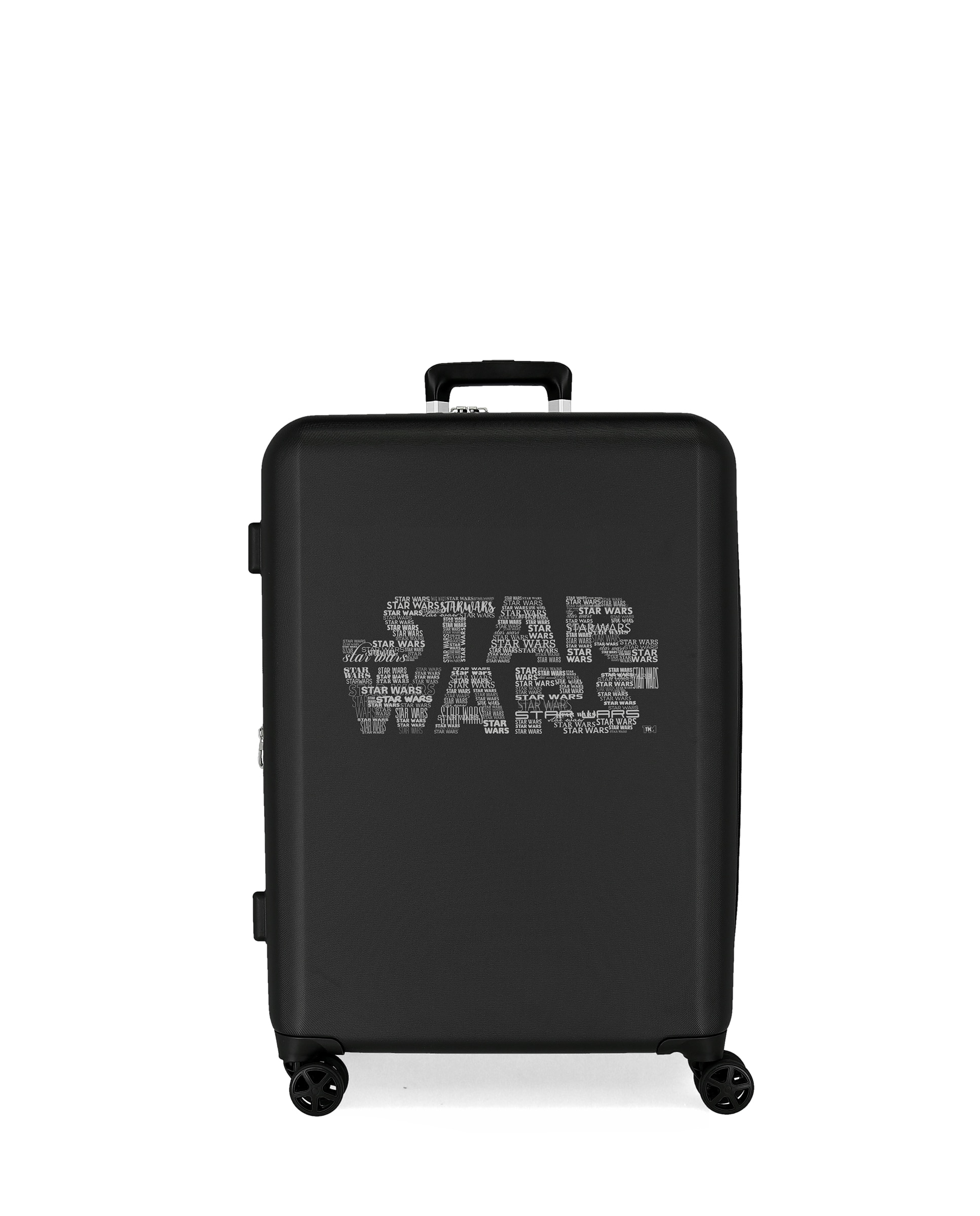 Personajes - Maleta mediana de niño Tie Fighter expandible con capacidad de 80L en negro.