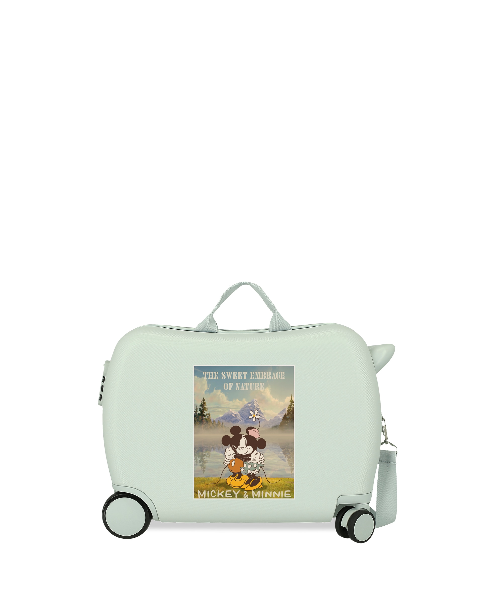 Mala Infantil Minnie The Sound Of Nature 2 Rodas Multidirecionais com Capacidade de 34l Verde-1