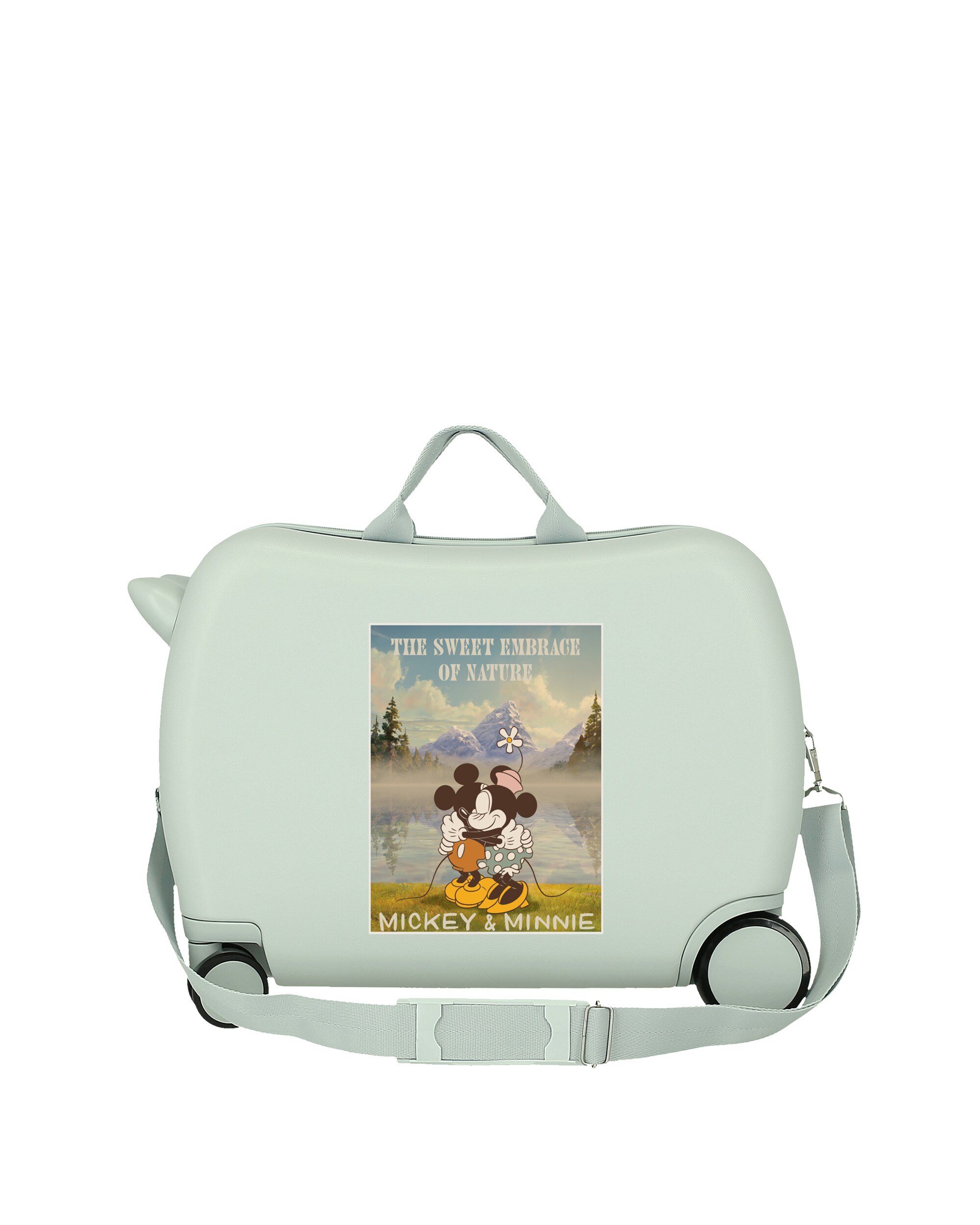 Mala Infantil Minnie The Sound Of Nature 2 Rodas Multidirecionais com Capacidade de 34l Verde-3