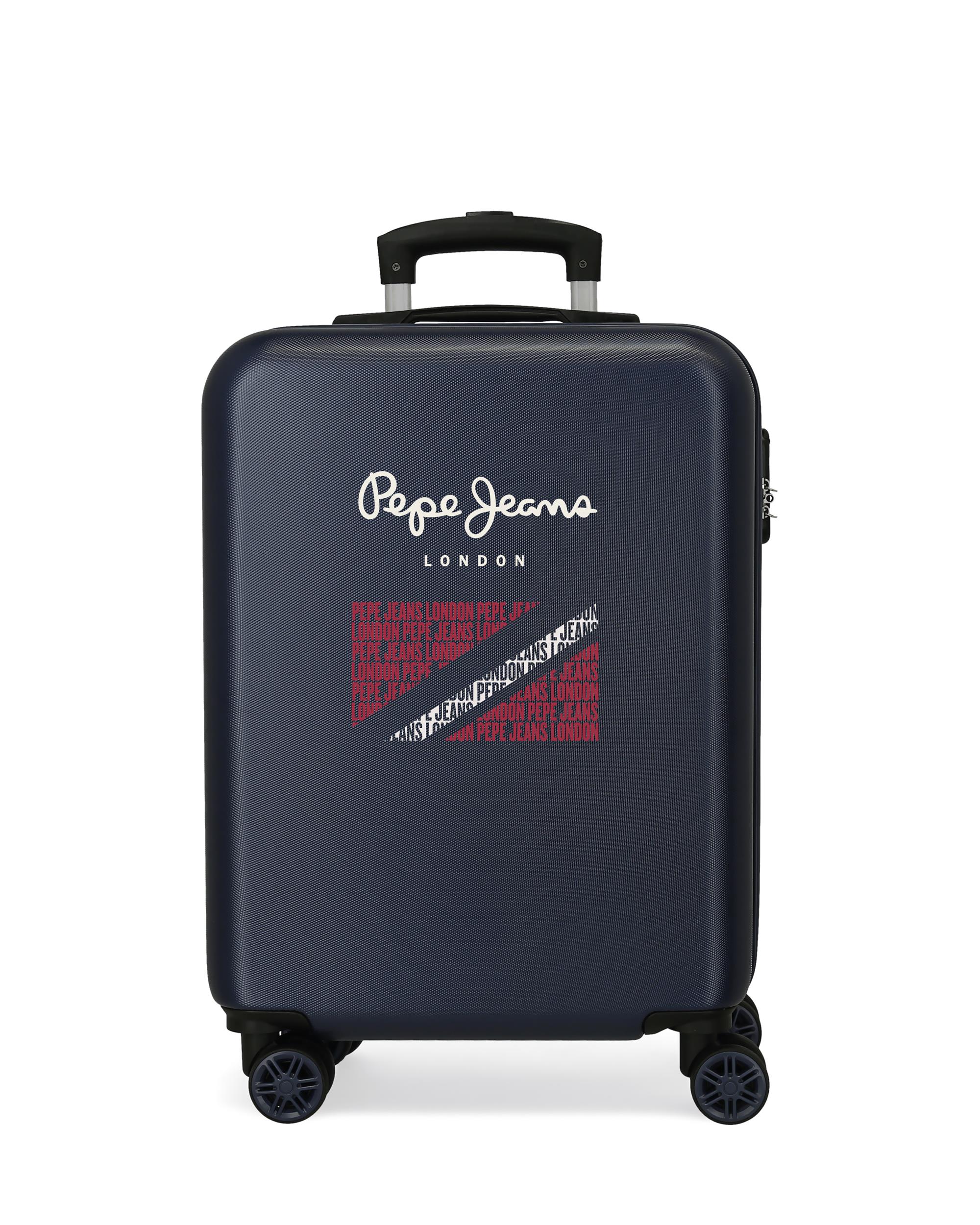 Pepe Jeans - Maleta de cabina 55cm pepe jeans clark abs con capacidad de 41,8l.