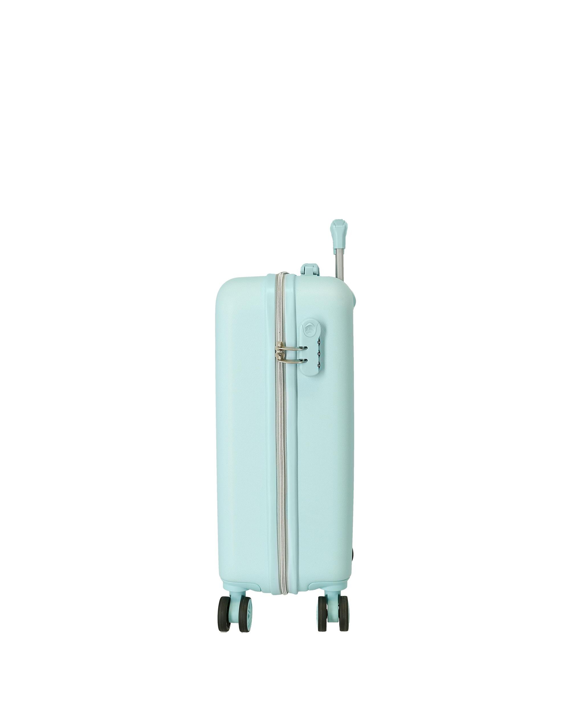 Maleta de cabina Fantasy All smile rígida con capacidad de 35L - Disney - Azul claro Azul claro-2