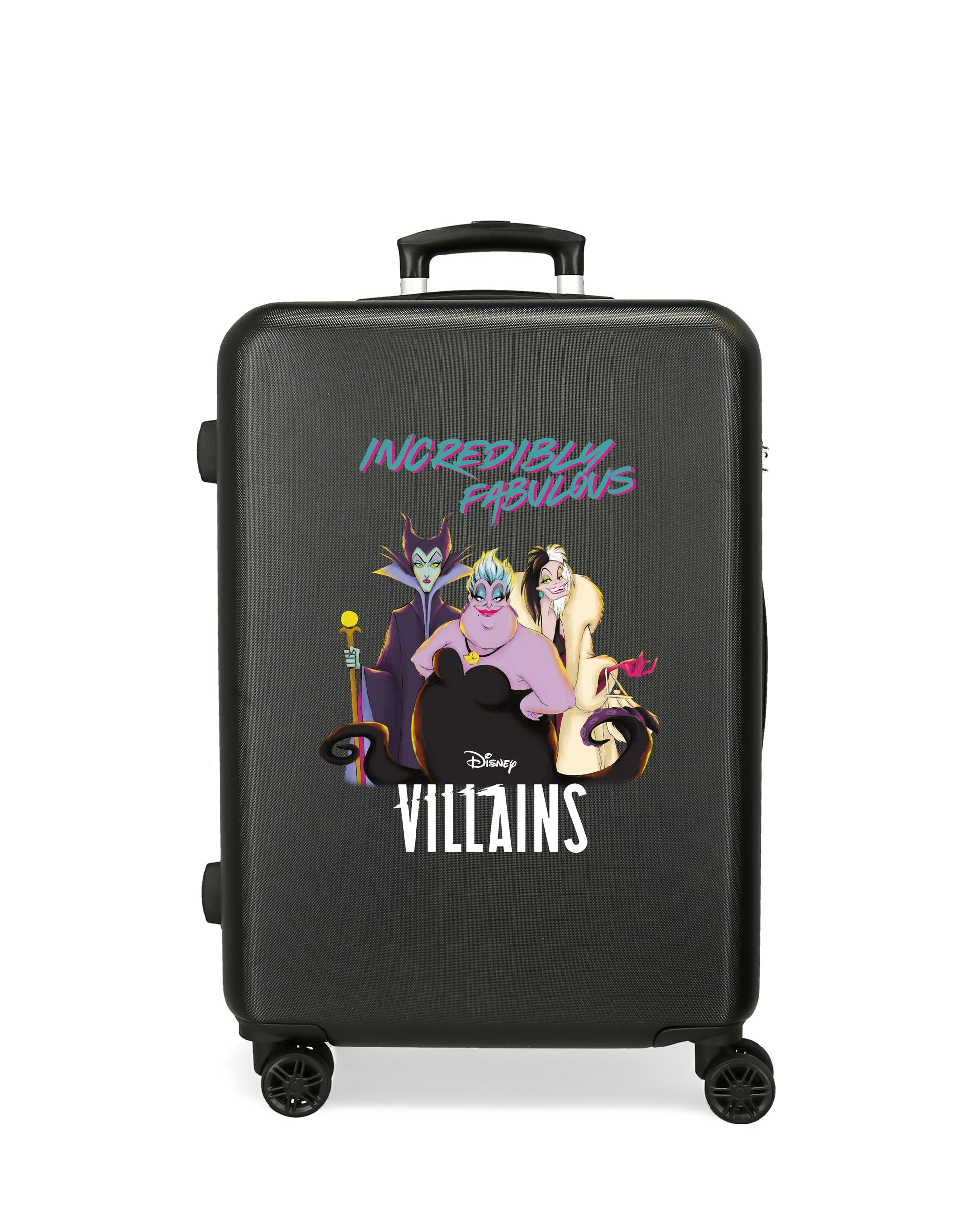 Disney - Maleta mediana villains incredibly fabulous con capacidad de 56 l.