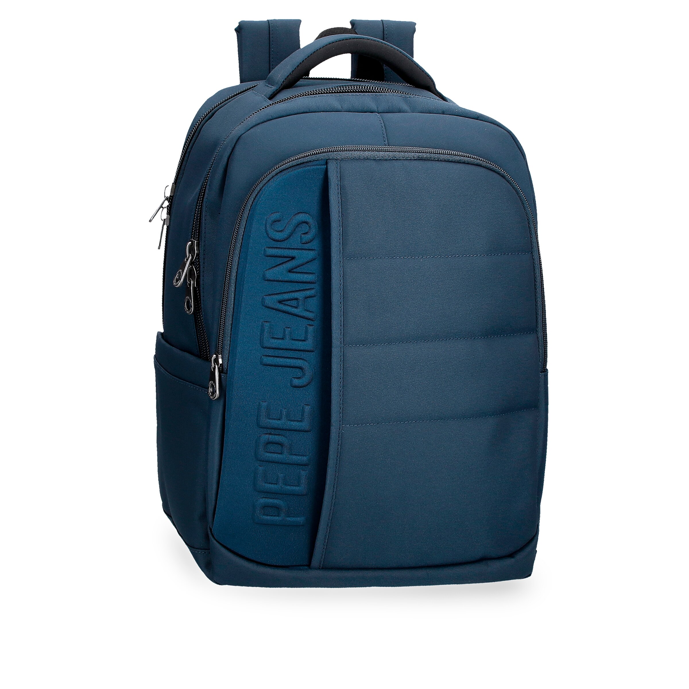 Mochila porta ordenador 15,6" Ancor con dos compartimentos y adaptable a trolley Azul-1