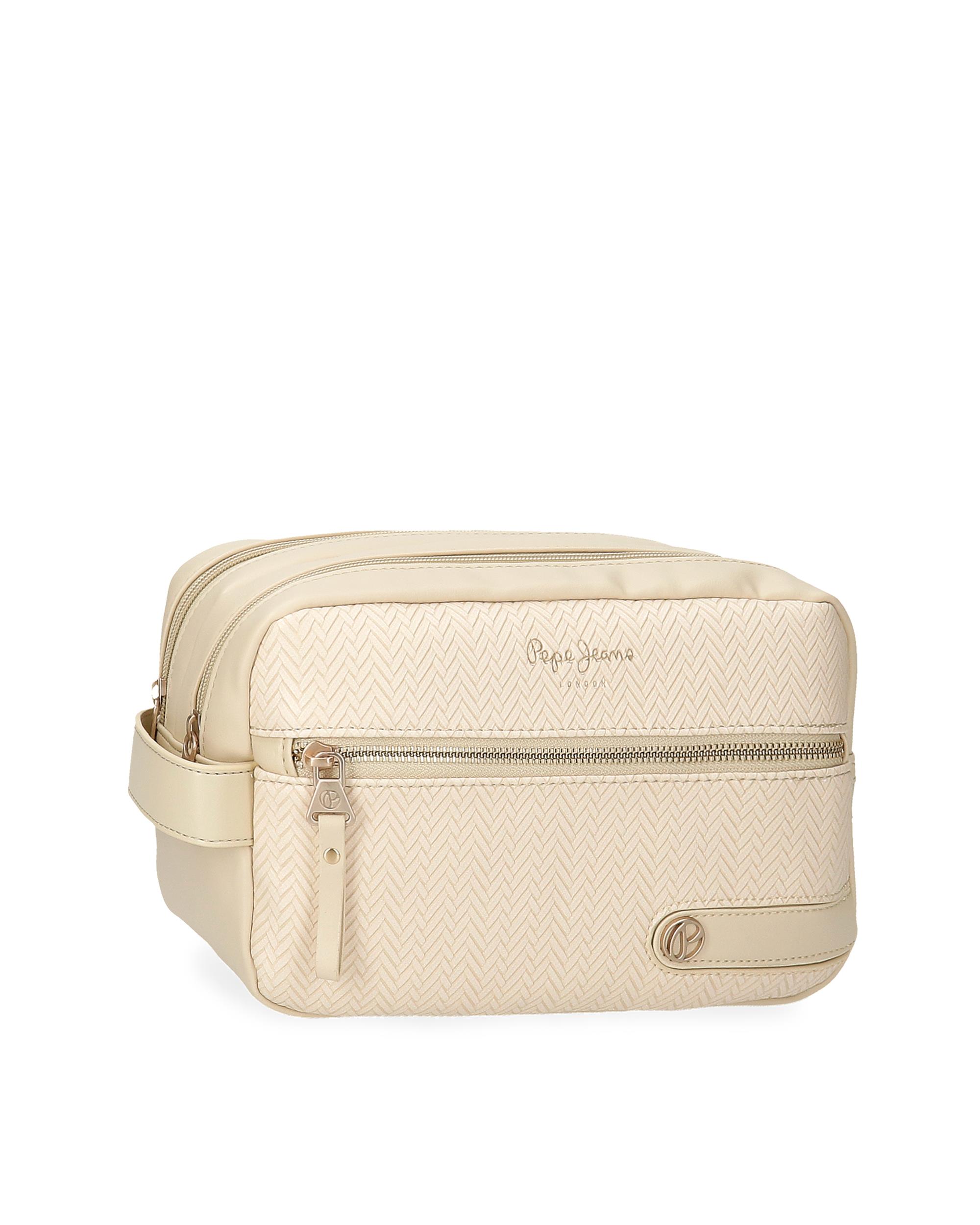 Pepe Jeans - Neceser pepe jeans sprig dos compartimentos con bolsillo frontal.