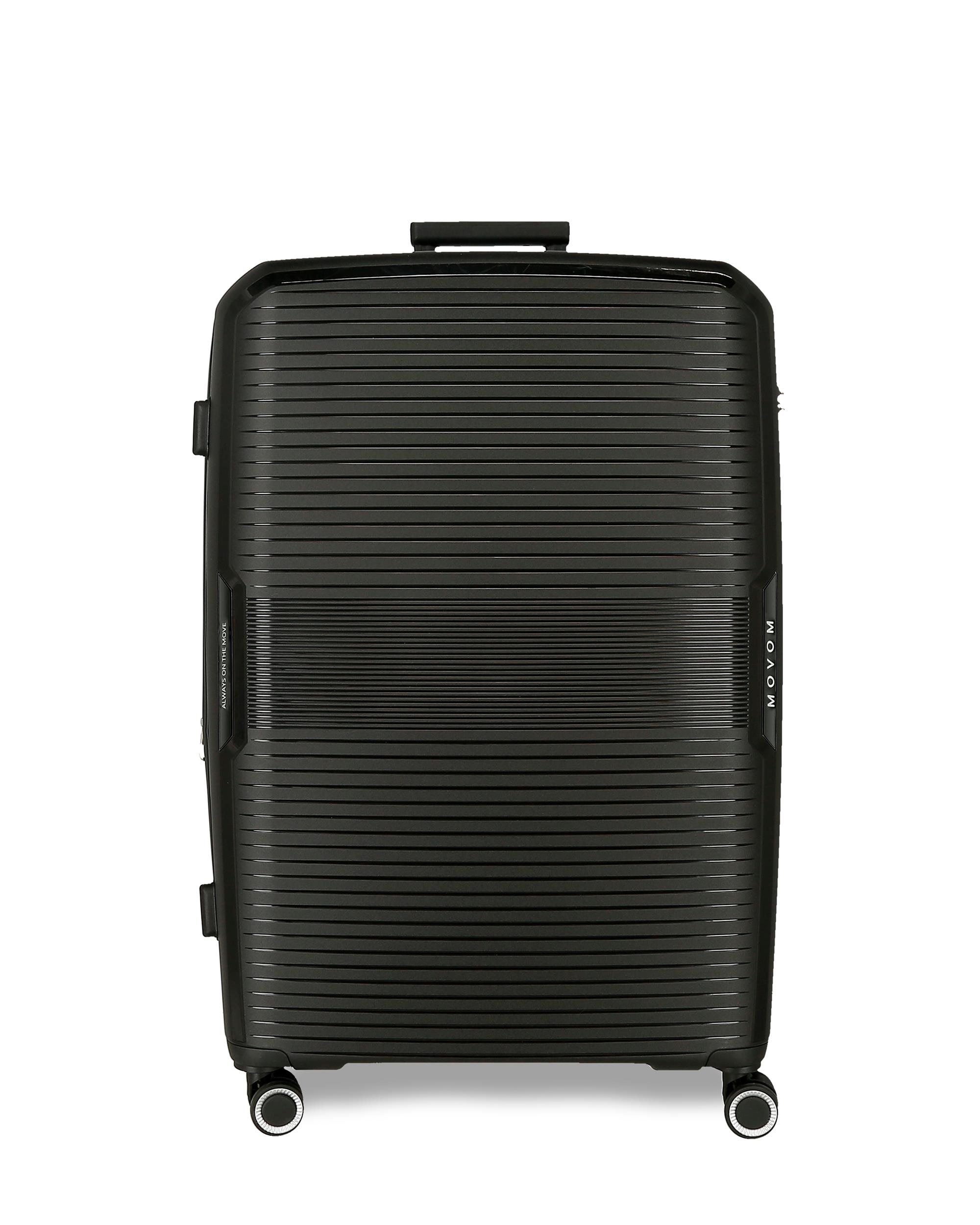 Maleta mediana 68 cm inari con capacidad de 72l en azul marino - Movom - Negro Negro-1