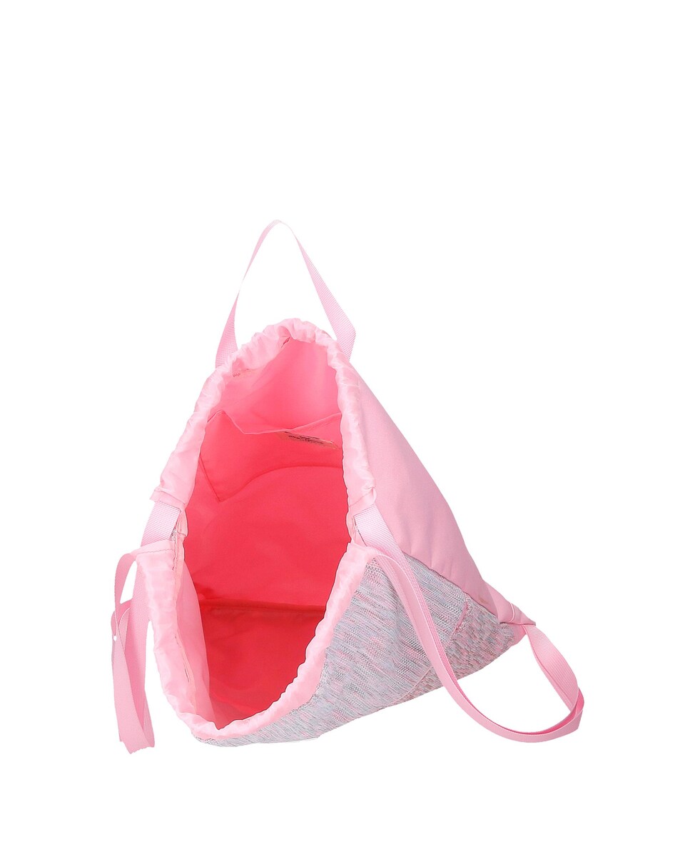 Mochila Saco Pepe Jeans Miri com Bolso com Fecho de Correr Rosa-4