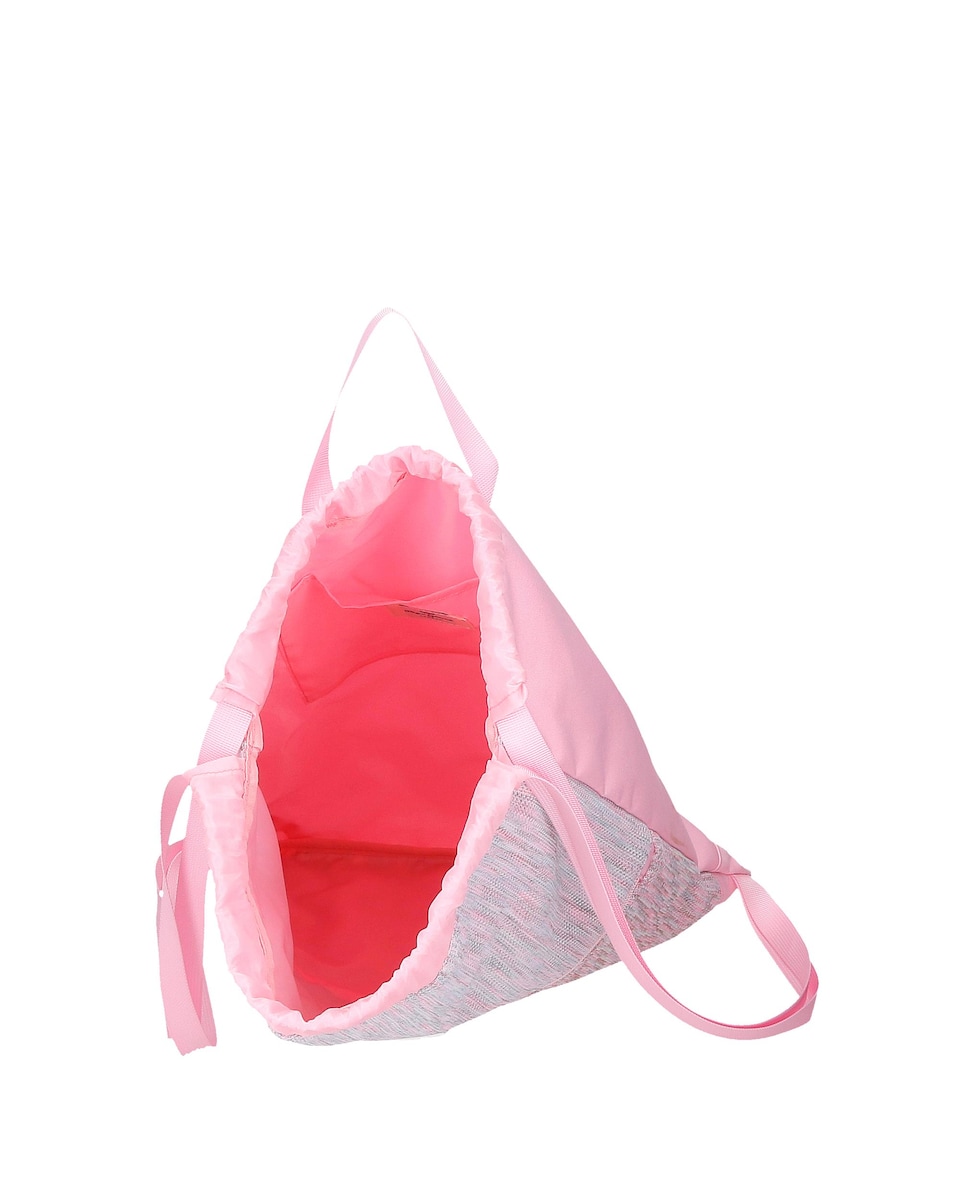 Mochila Saco Pepe Jeans Miri com Bolso com Fecho de Correr Rosa-4