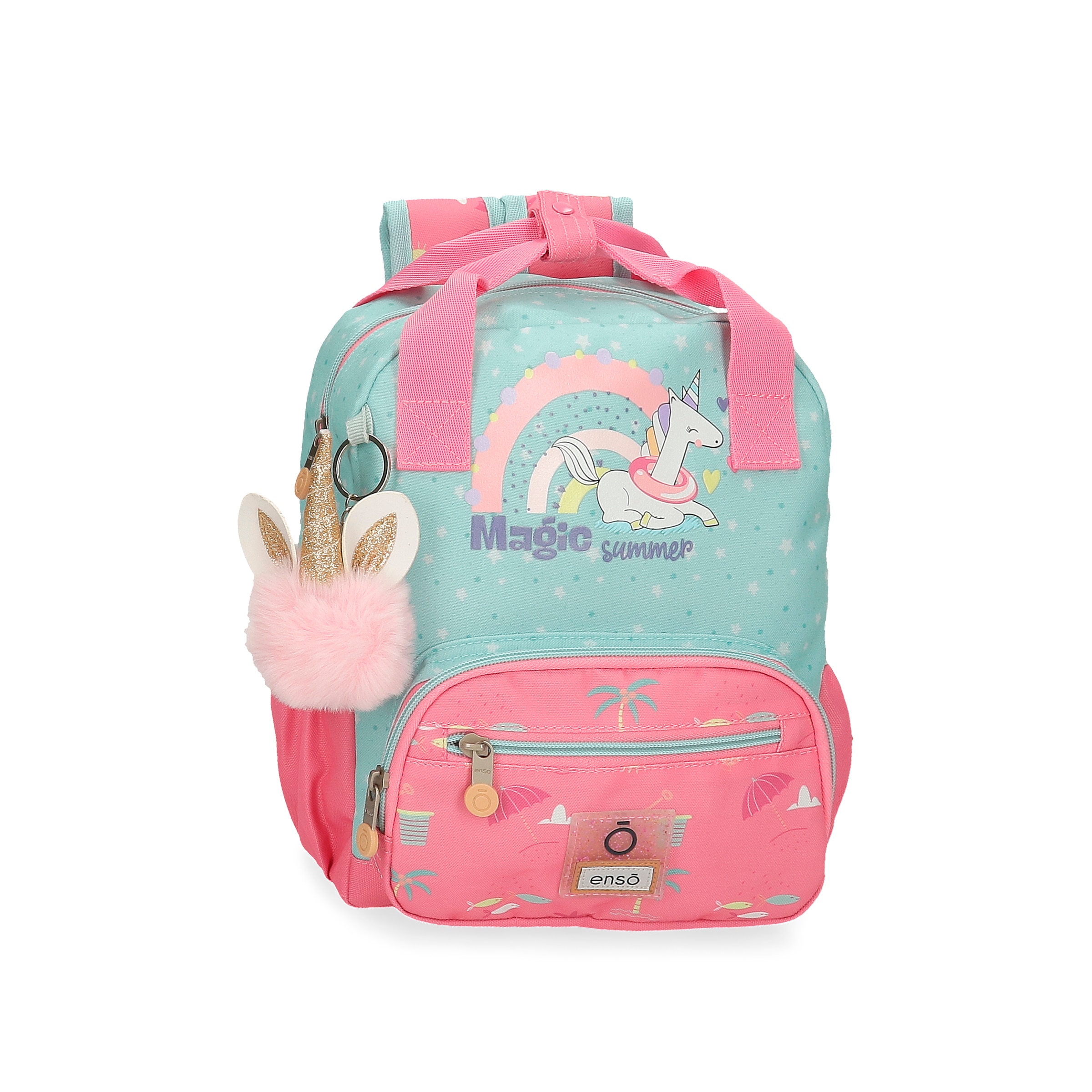 Mochila Enso Magic Summer de 28 cm con asa superior.