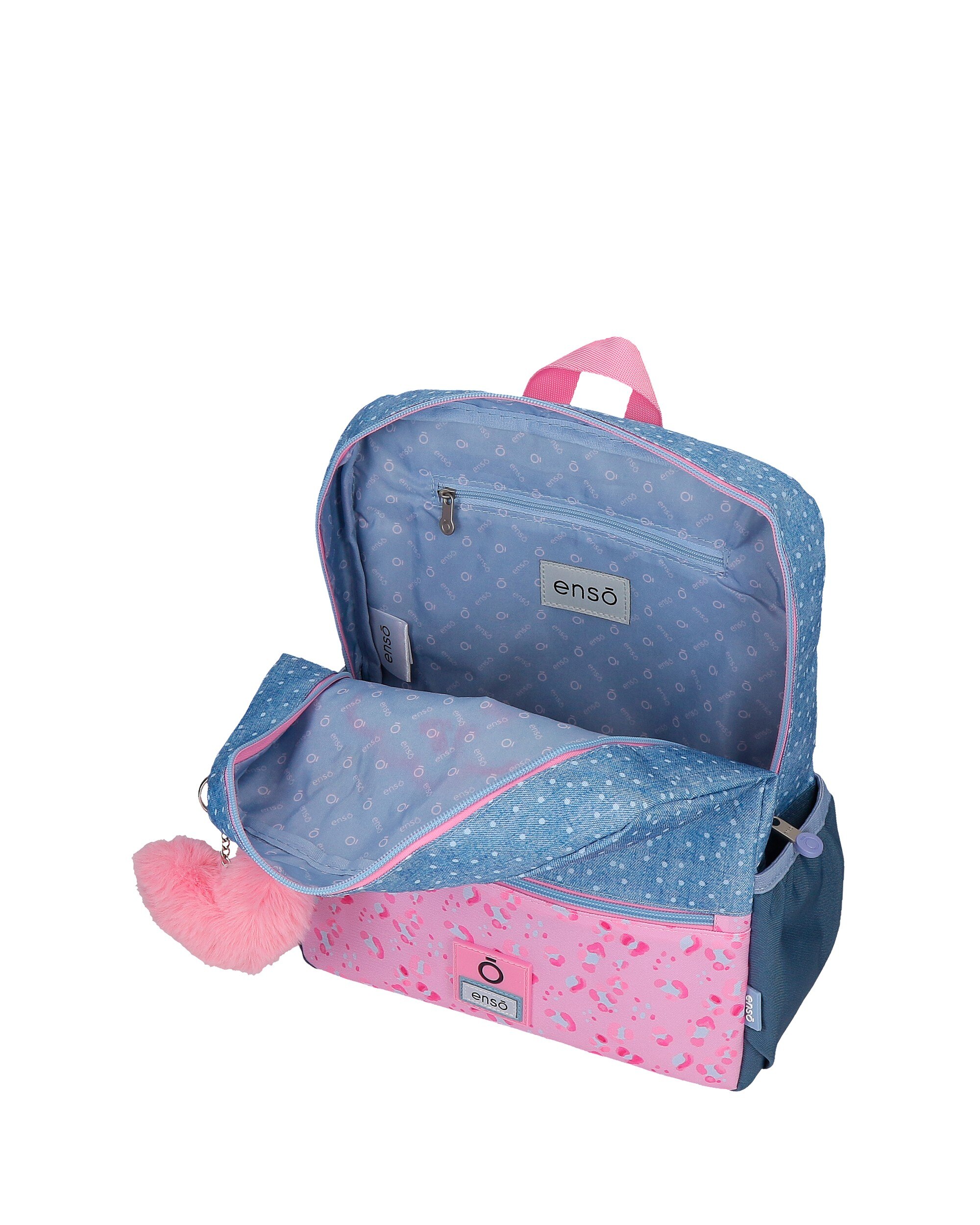 Mochila de paseo Dreamer de 32 cm con bolsillos frontales Azul-4