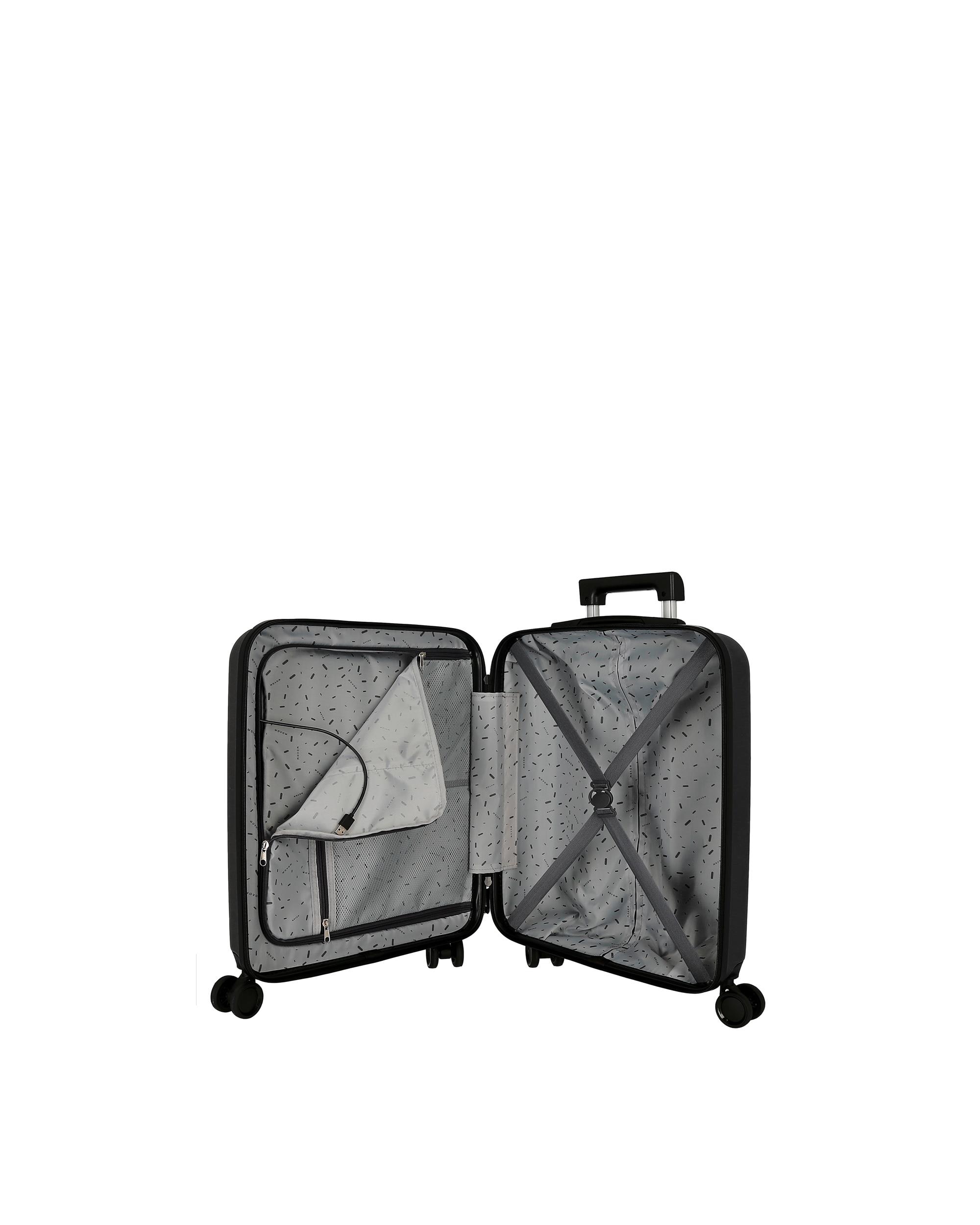 Imagen 5 de Maleta de cabina Dayton rígida con capacidad de 39L - Movom - Negro Negro