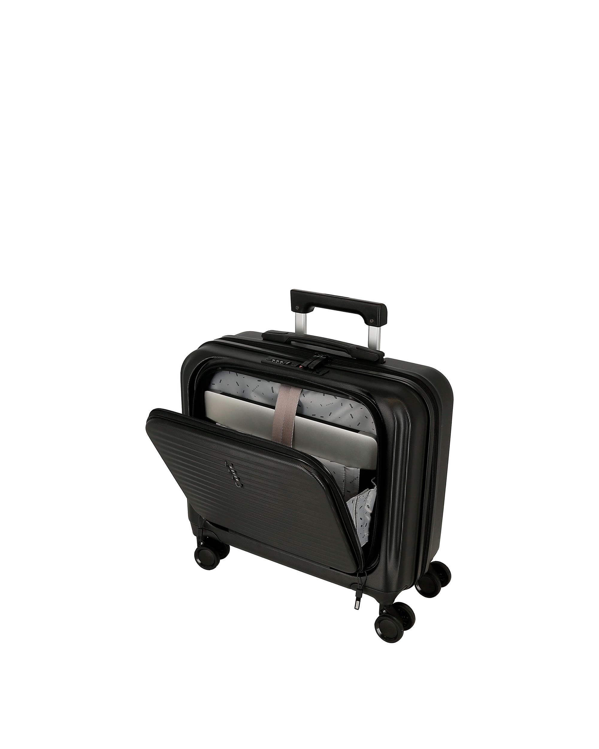 Imagen 6 de Maleta de cabina Dayton rígida con capacidad de 31L - Movom - Negro Negro