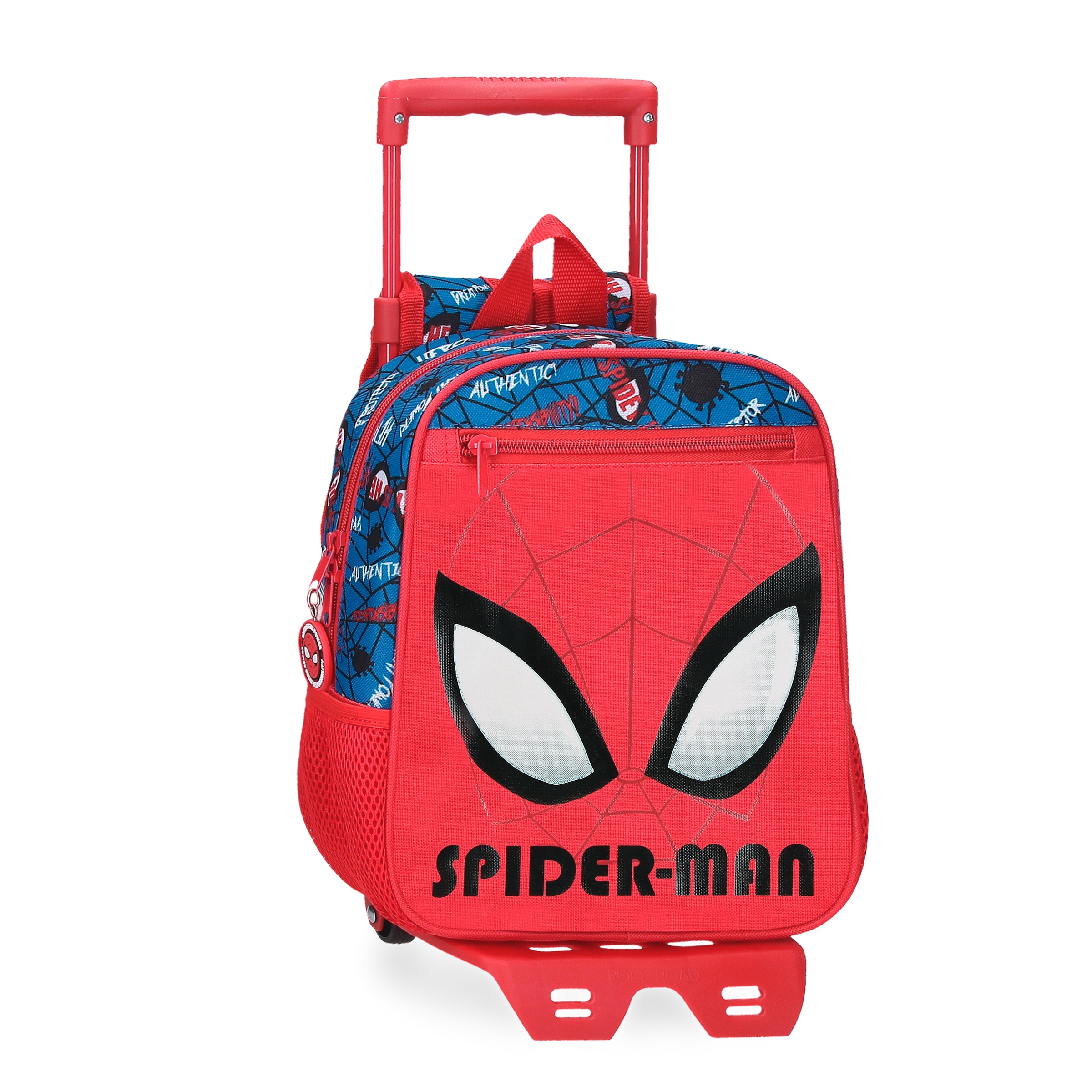 Mochila preescolar Authentic con bolsillos laterales con carro.