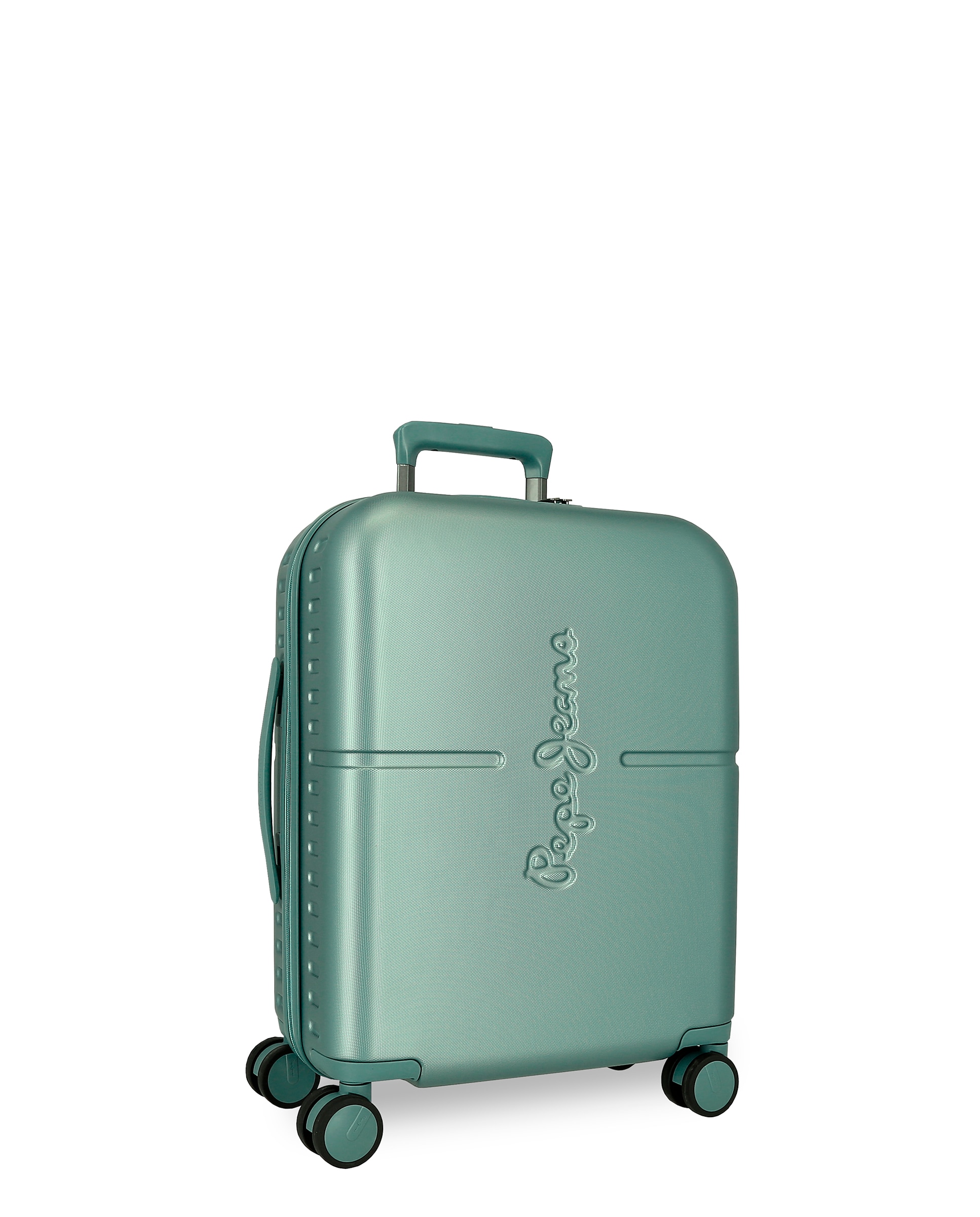 Pepe Jeans - Maleta de cabina Highlight rígida con capacidad de 37L.