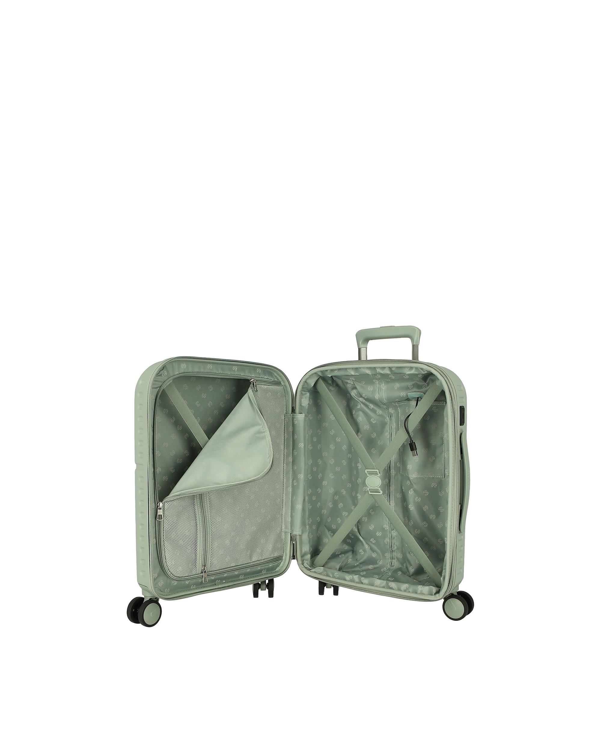 Imagen 5 de Maleta de cabina Accent rígida expandible con capacidad de 37L - Pepe Jeans - Verde claro Verde claro