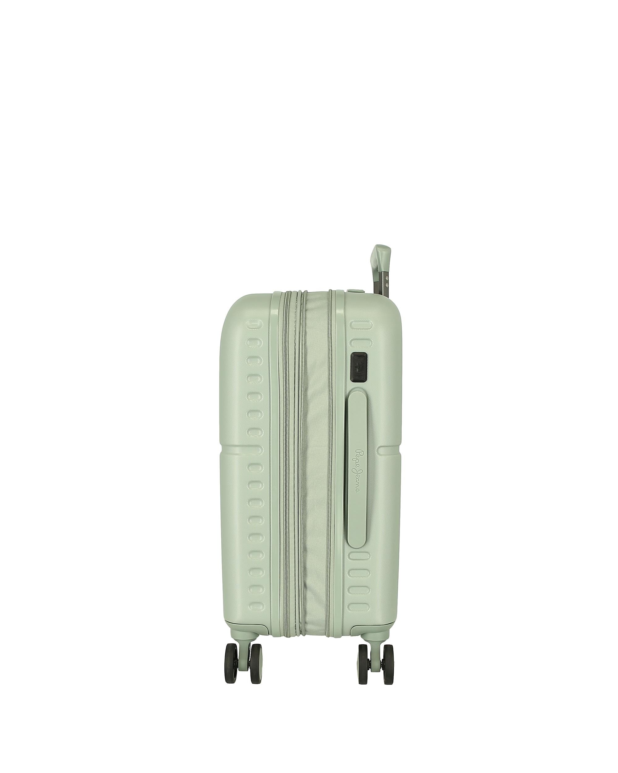 Imagen 6 de Maleta de cabina Accent rígida expandible con capacidad de 37L - Pepe Jeans - Verde claro Verde claro