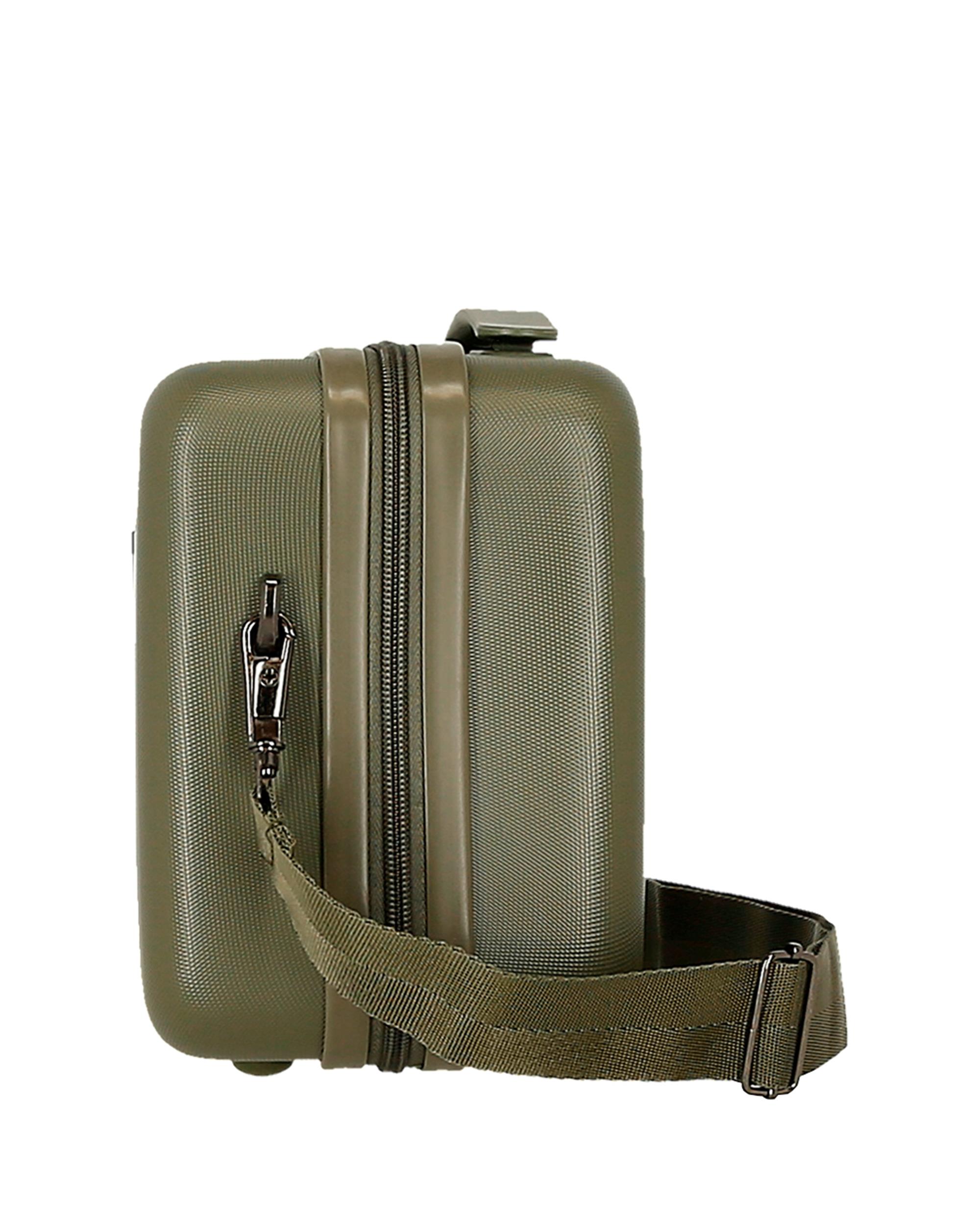 Imagen 4 de Neceser abs adaptable movom wood abs con capacidad de 9,1l marino - Verde Verde