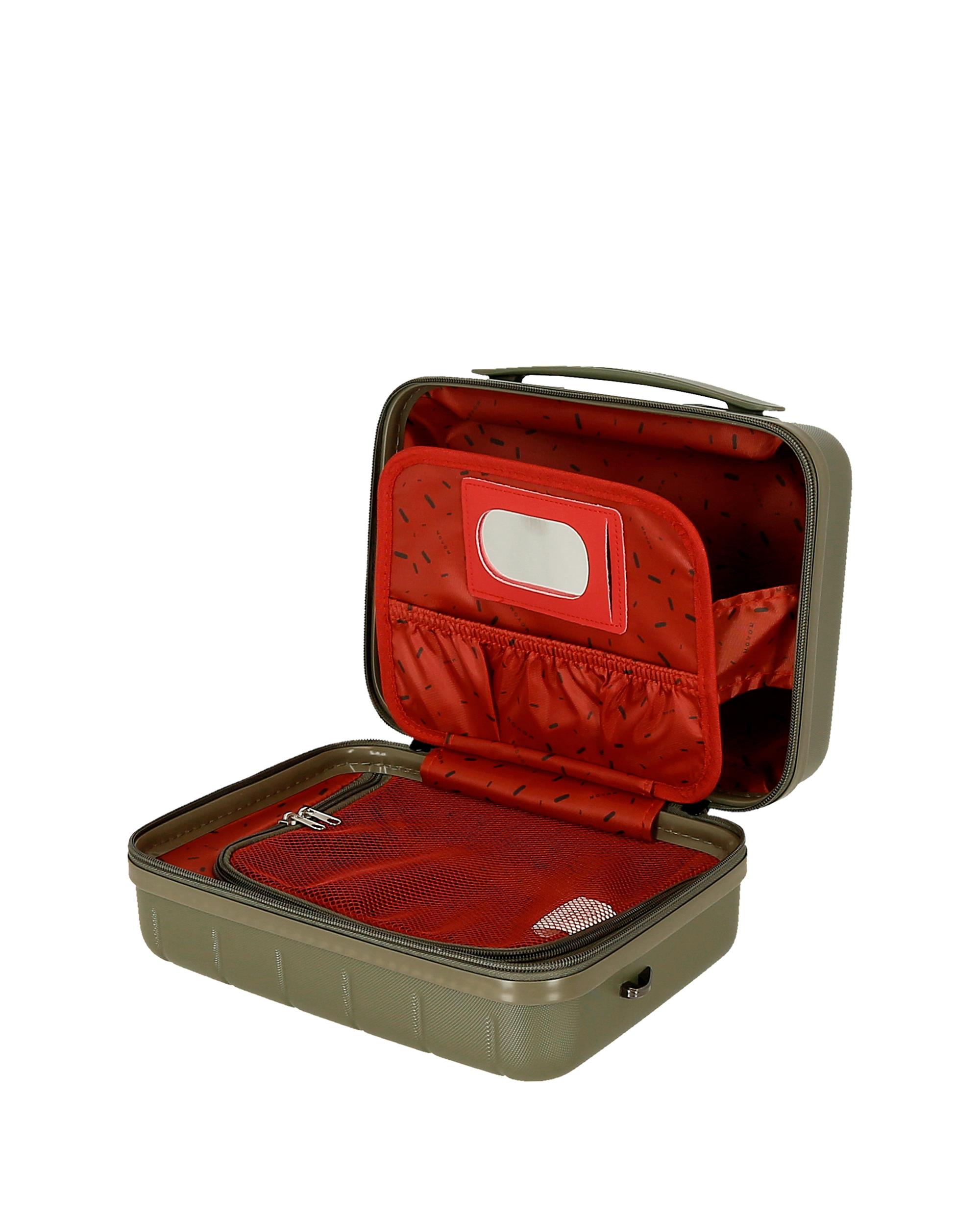 Imagen 5 de Neceser abs adaptable movom wood abs con capacidad de 9,1l marino - Verde Verde