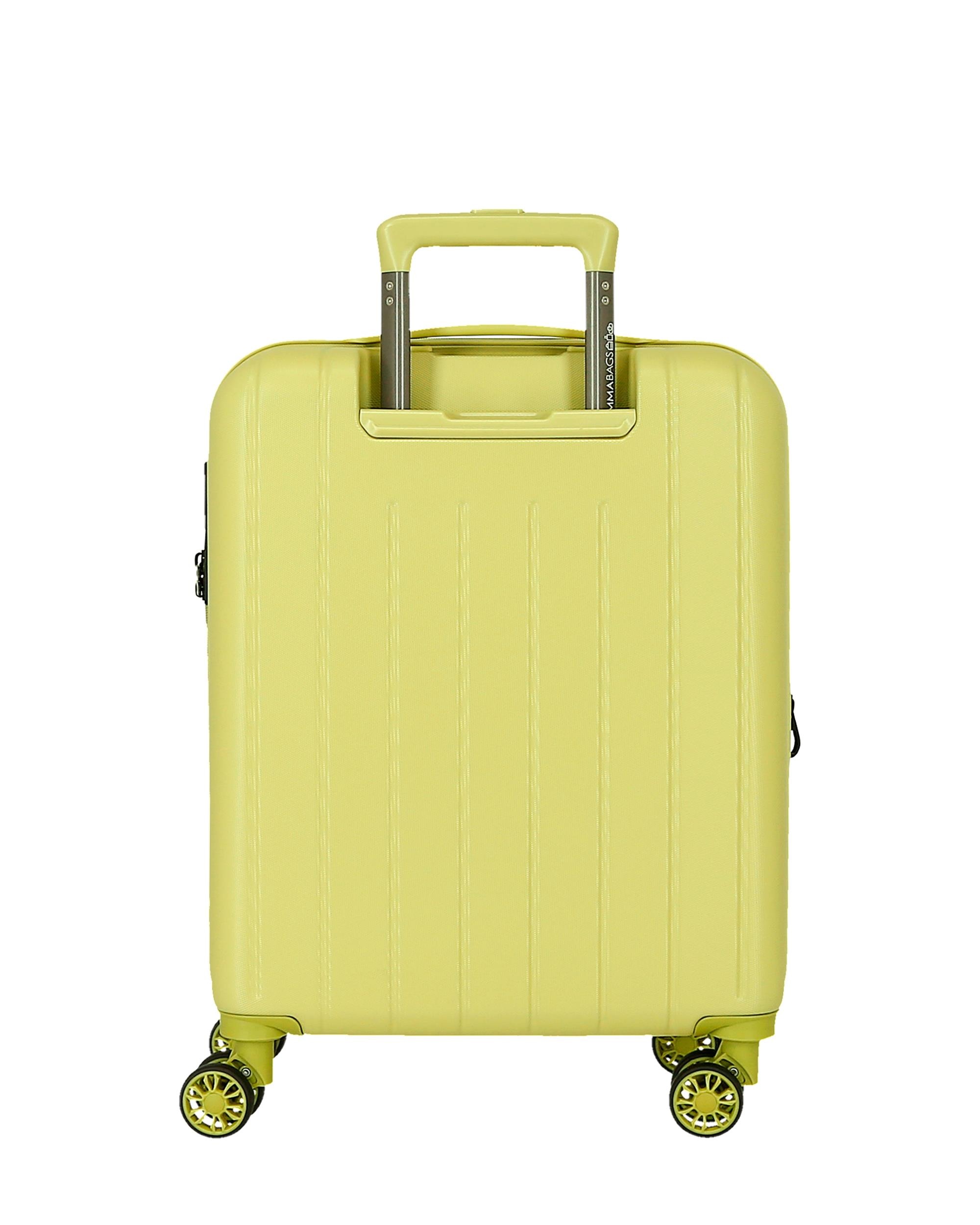 Maleta de cabina 55 cm expandible movom wood abs con capacidad de 37l caqui/militar - Amarillo Amarillo-3