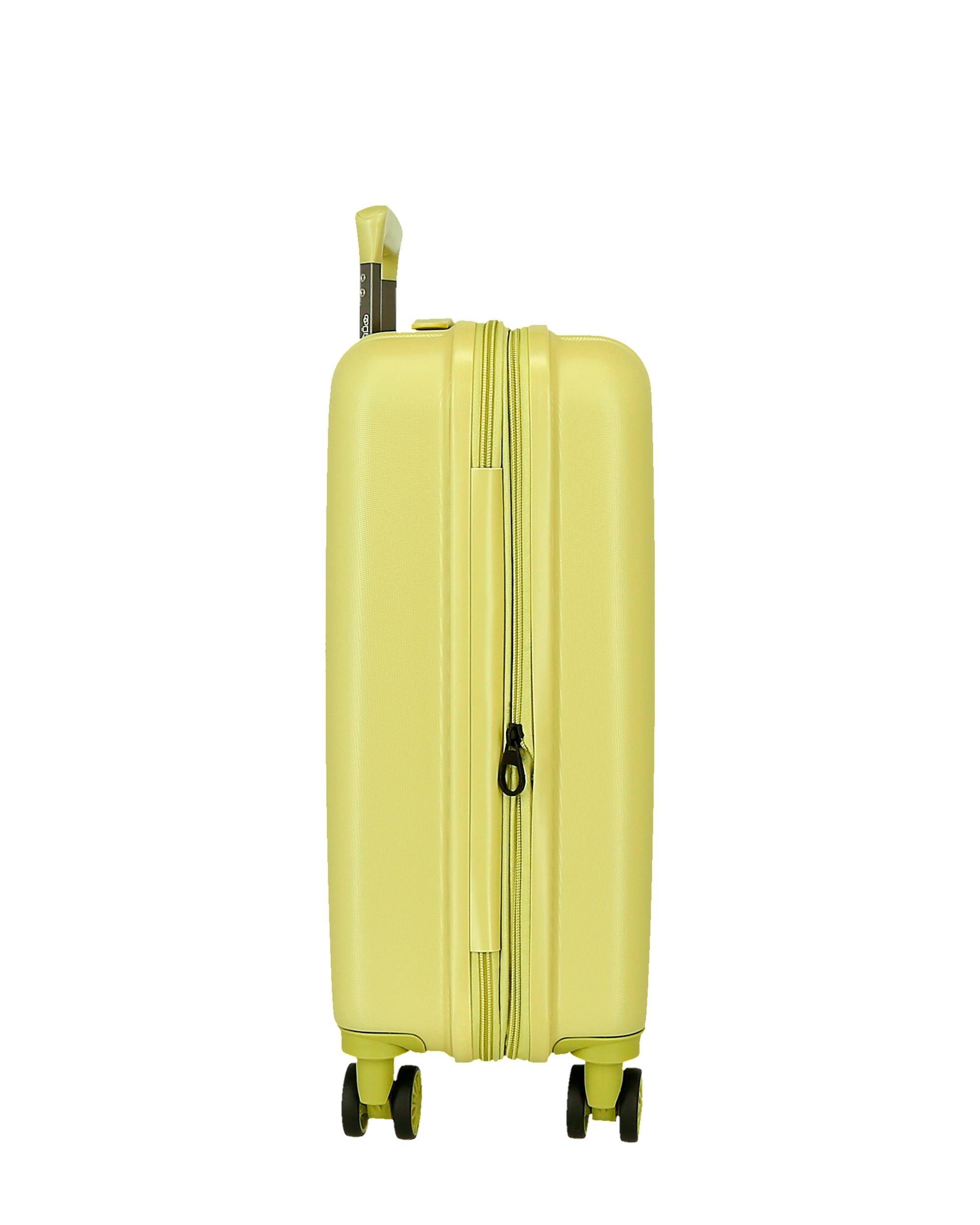 Maleta de cabina 55 cm expandible movom wood abs con capacidad de 37l caqui/militar - Amarillo Amarillo-4