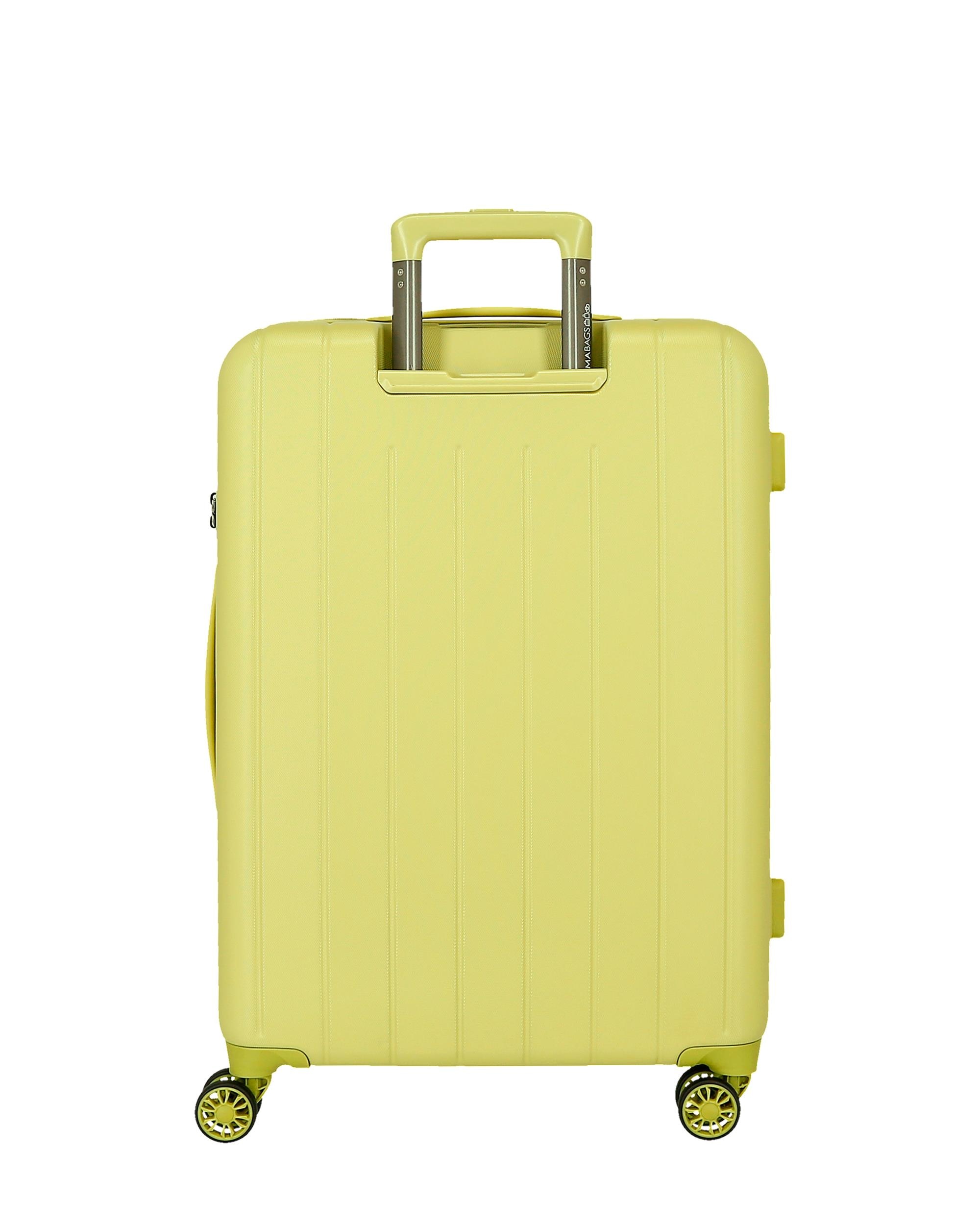 Maleta grande 78 cm expandible movom wood abs con capacidad de 108l - Amarillo Amarillo-3