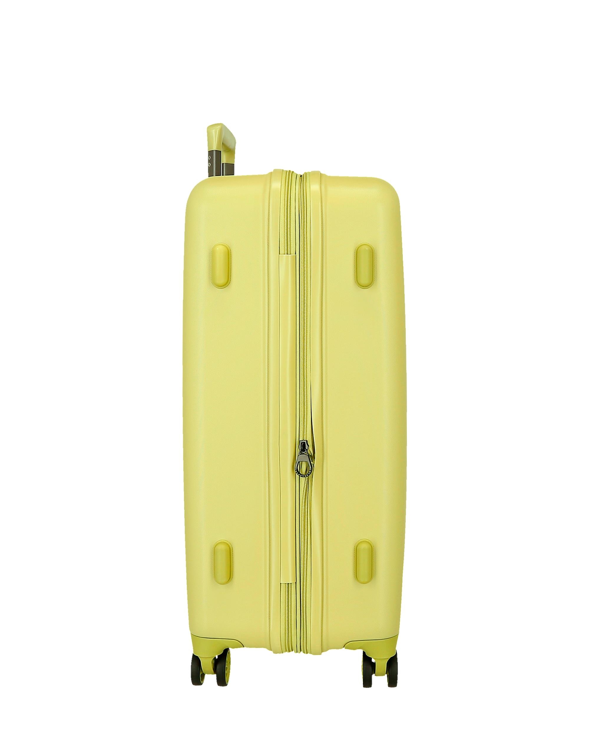 Maleta grande 78 cm expandible movom wood abs con capacidad de 108l - Amarillo Amarillo-4