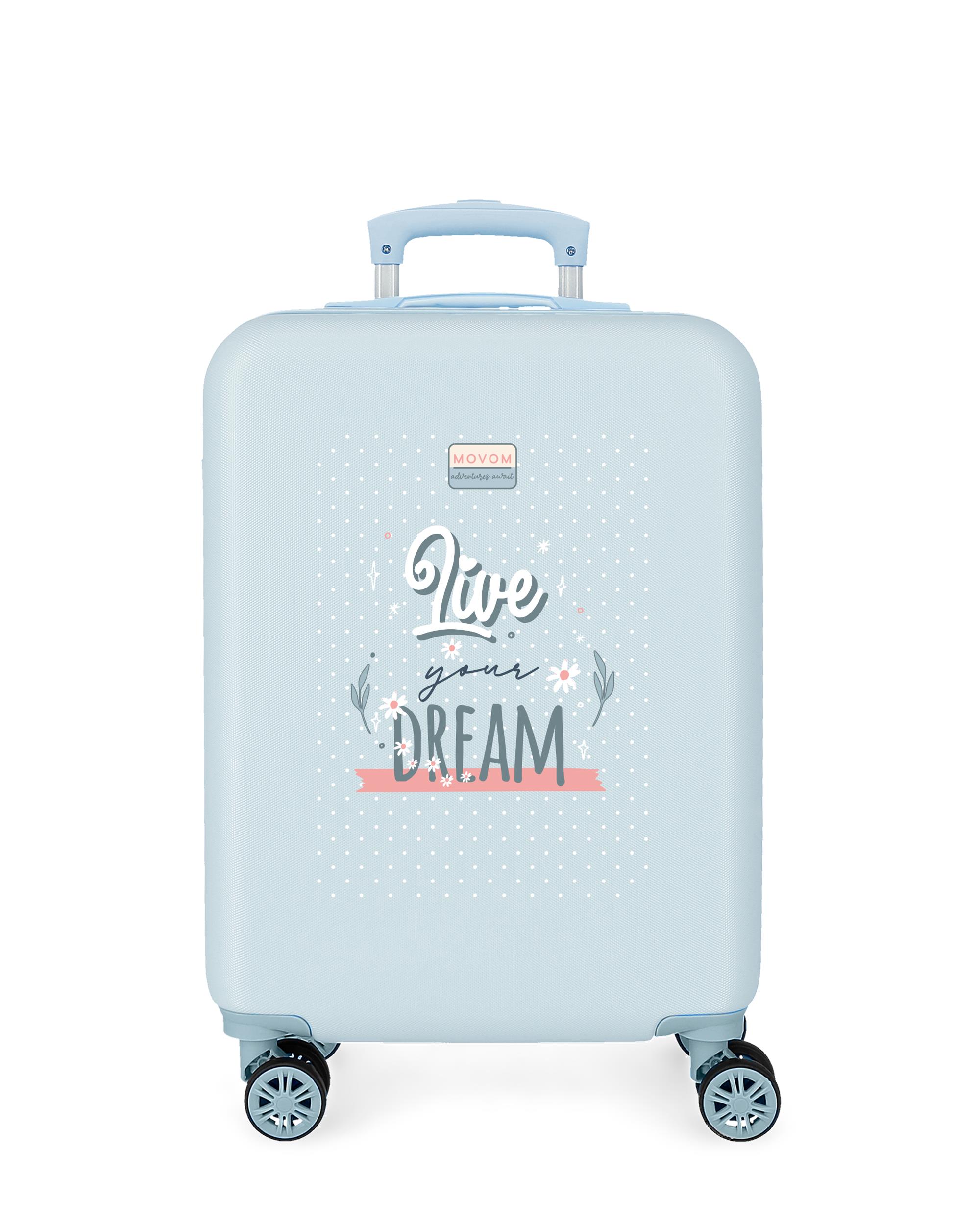 Movom - Maleta de cabina movom live your dreams con capacidad de 35l en azul.