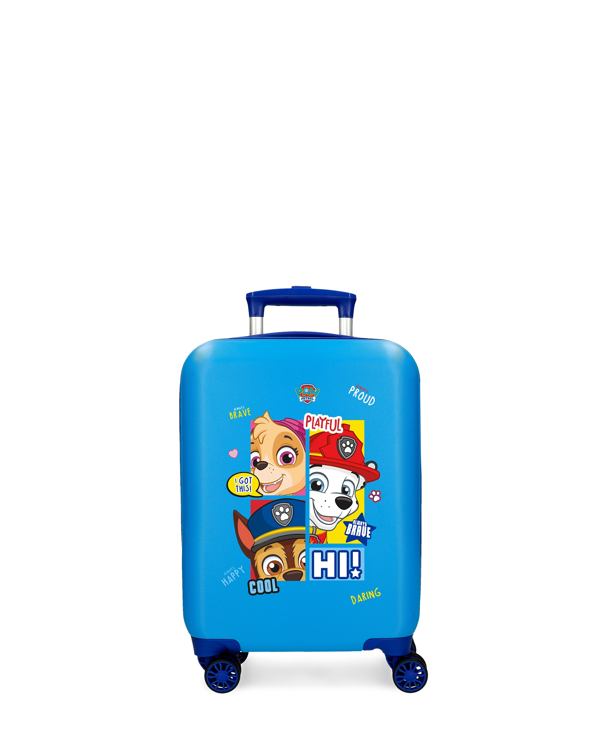 Imagen 0 de Maleta de cabina Paw Patrol Be happy con capacidad de 28L en azul Azul