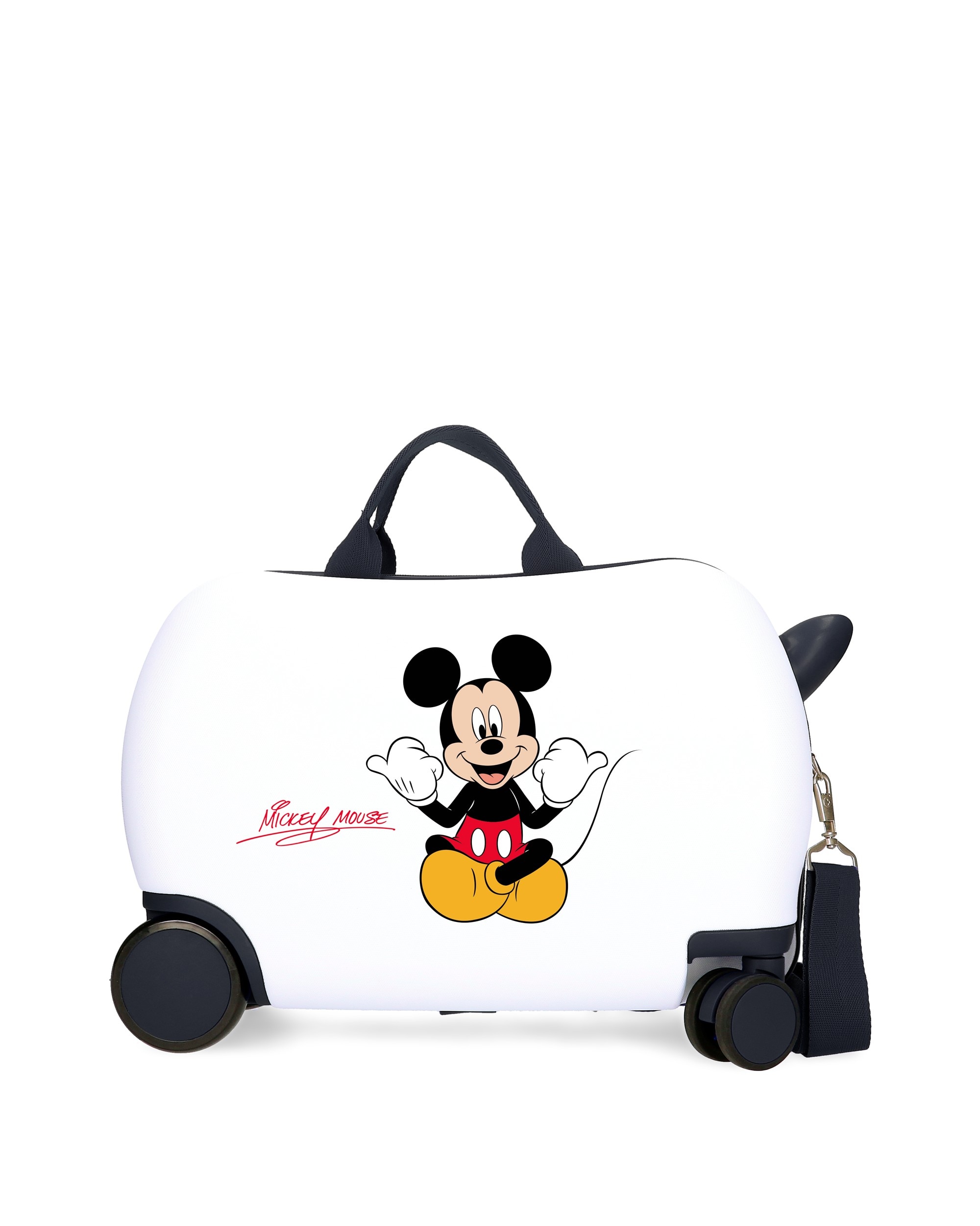 Mala Infantil 2 Rodas Multidirecionais Mickey Cheerful com Capacidade de 24l Branco-1