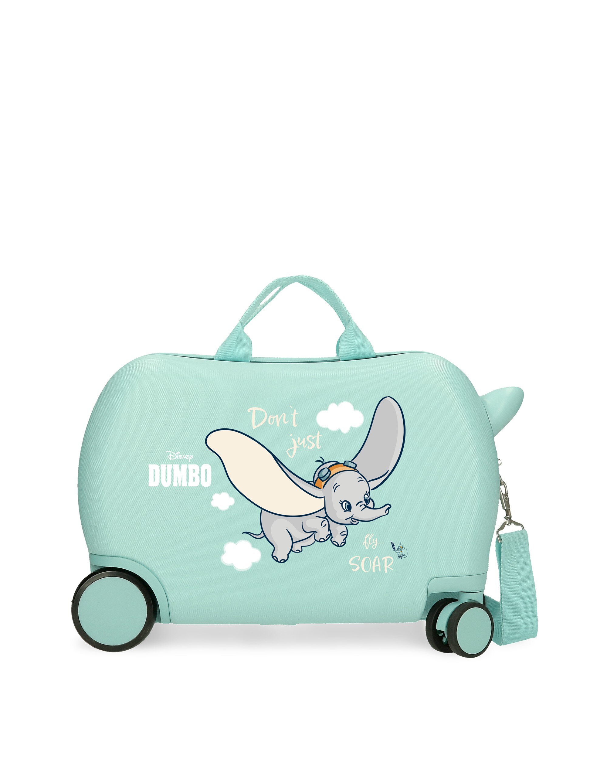 Mala Infantil 2 Rodas Multidirecionais Dumbo Fly com Capacidade de 24l Turquesa-1
