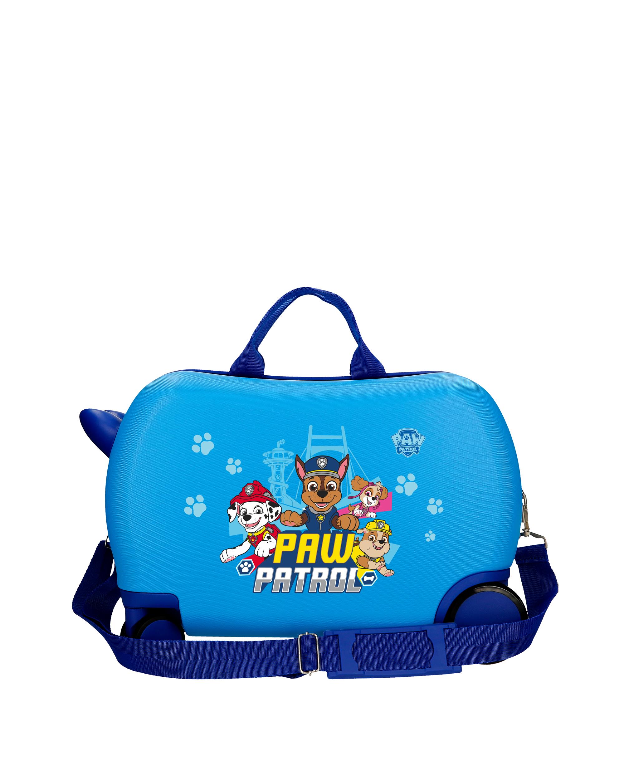 Maleta infantil 2 ruedas multidireccionales Paw Patrol Always heroic Rígida con capacidad de 24L - Personajes - Azul Azul-3