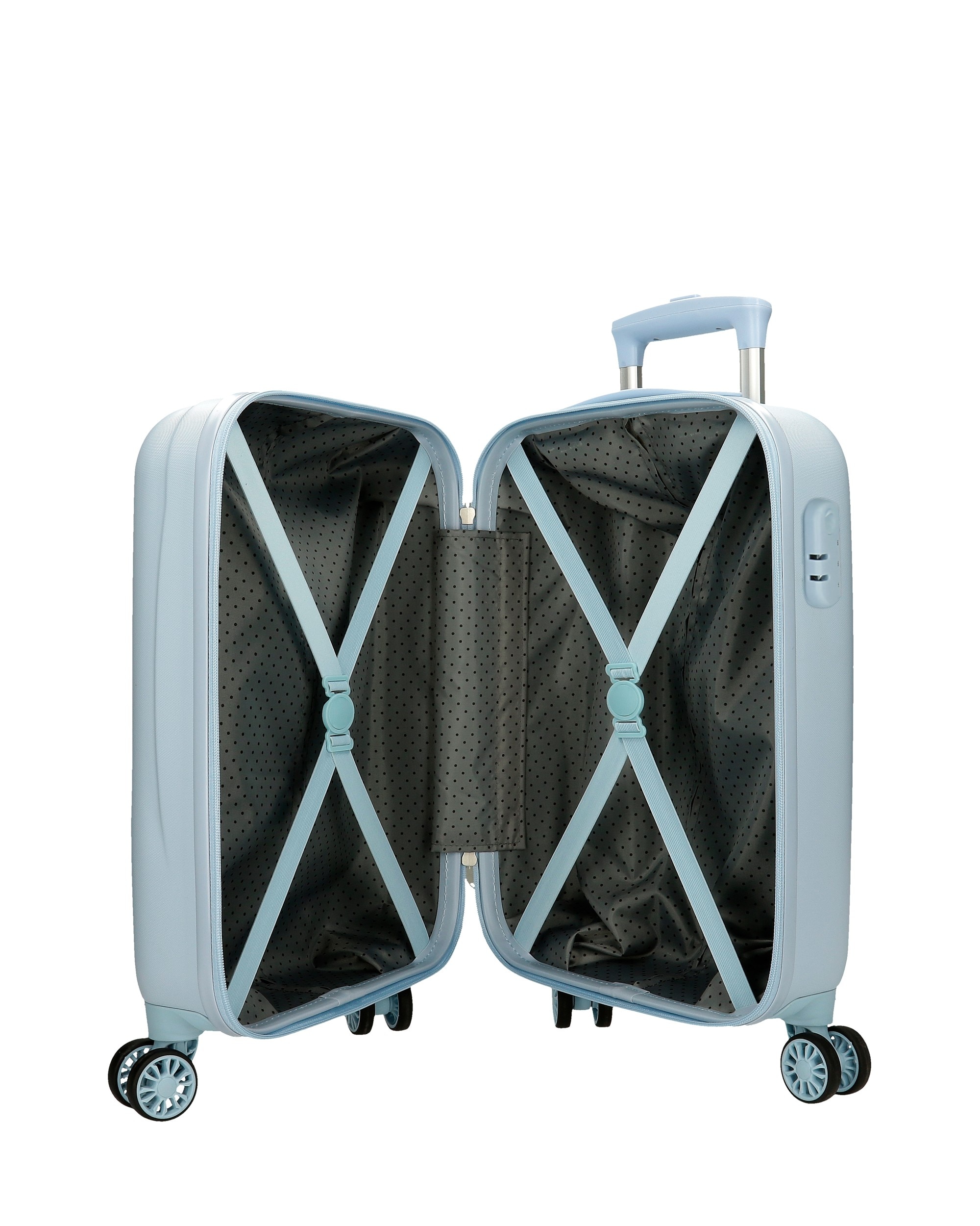 Mala de Cabine Mickey Road Trip com Capacidade de 28l Azul-claro-5