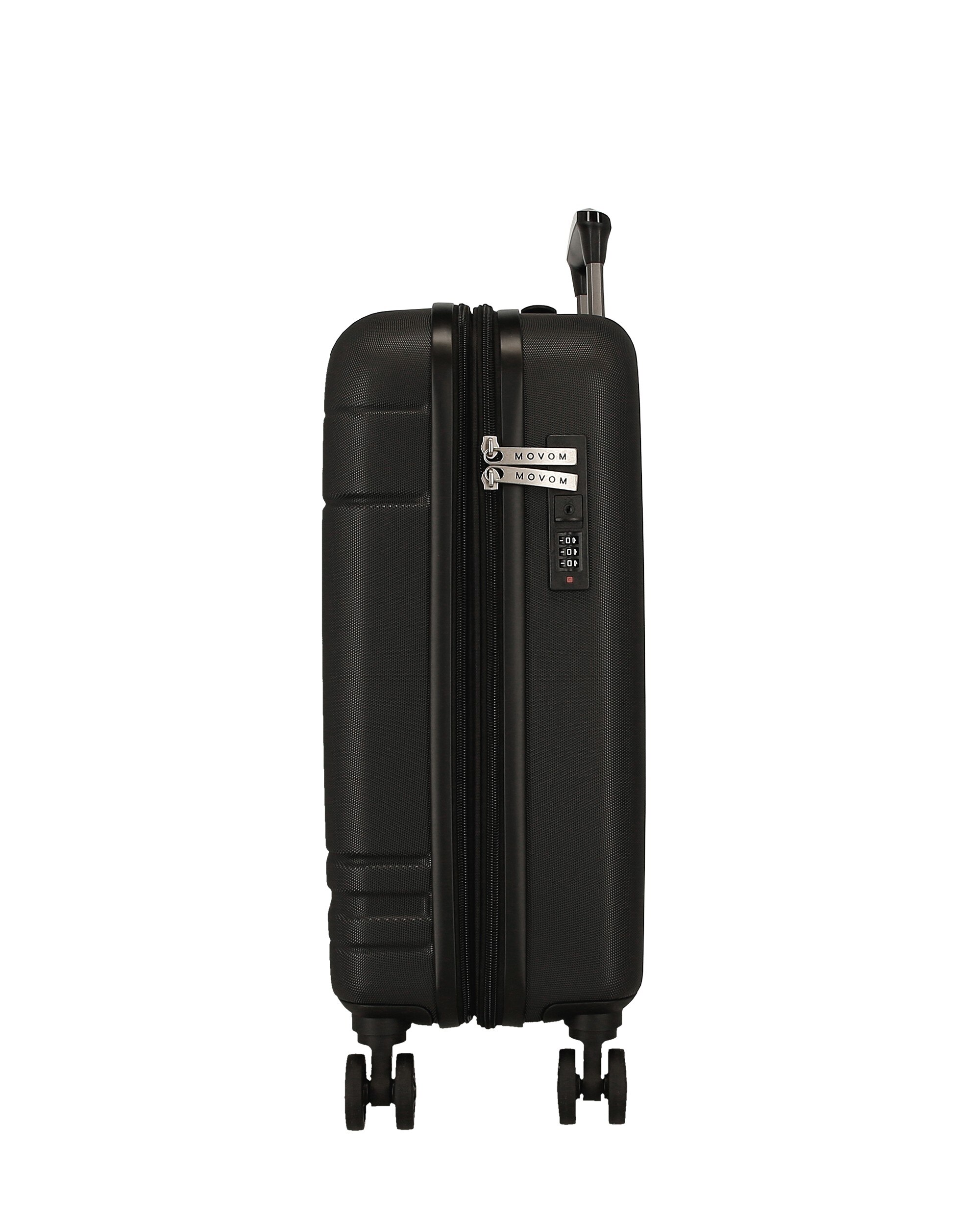 Maleta de cabina movom galaxy expandible azul marino - Negro Negro-2