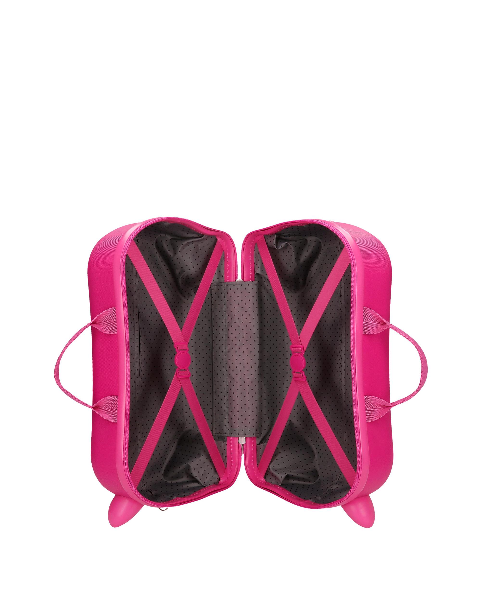 Maleta infantil 2 ruedas multidireccionales You are cute Rígida con capacidad de 24L - Personajes - Rosa Rosa-5