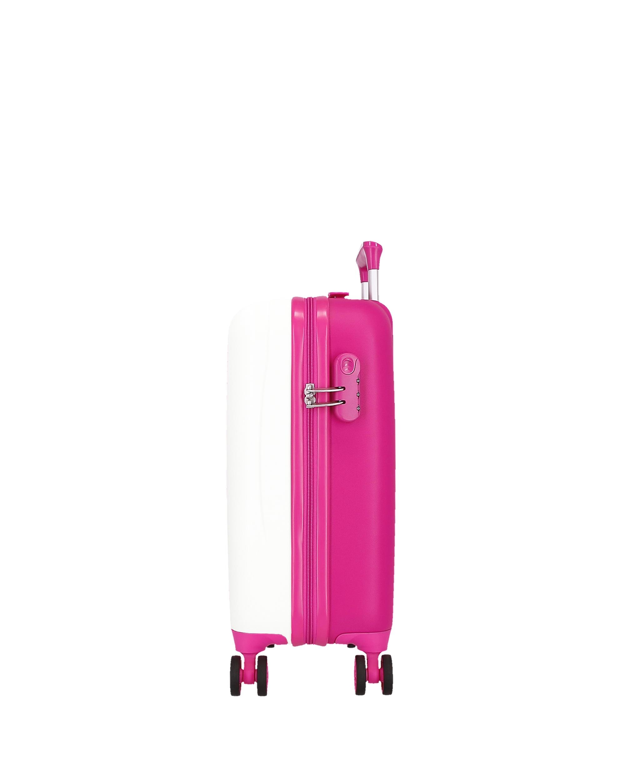 Maleta de cabina So fun con capacidad de 28L - Personajes - Blanco / Fucsia Blanco / Fucsia-2