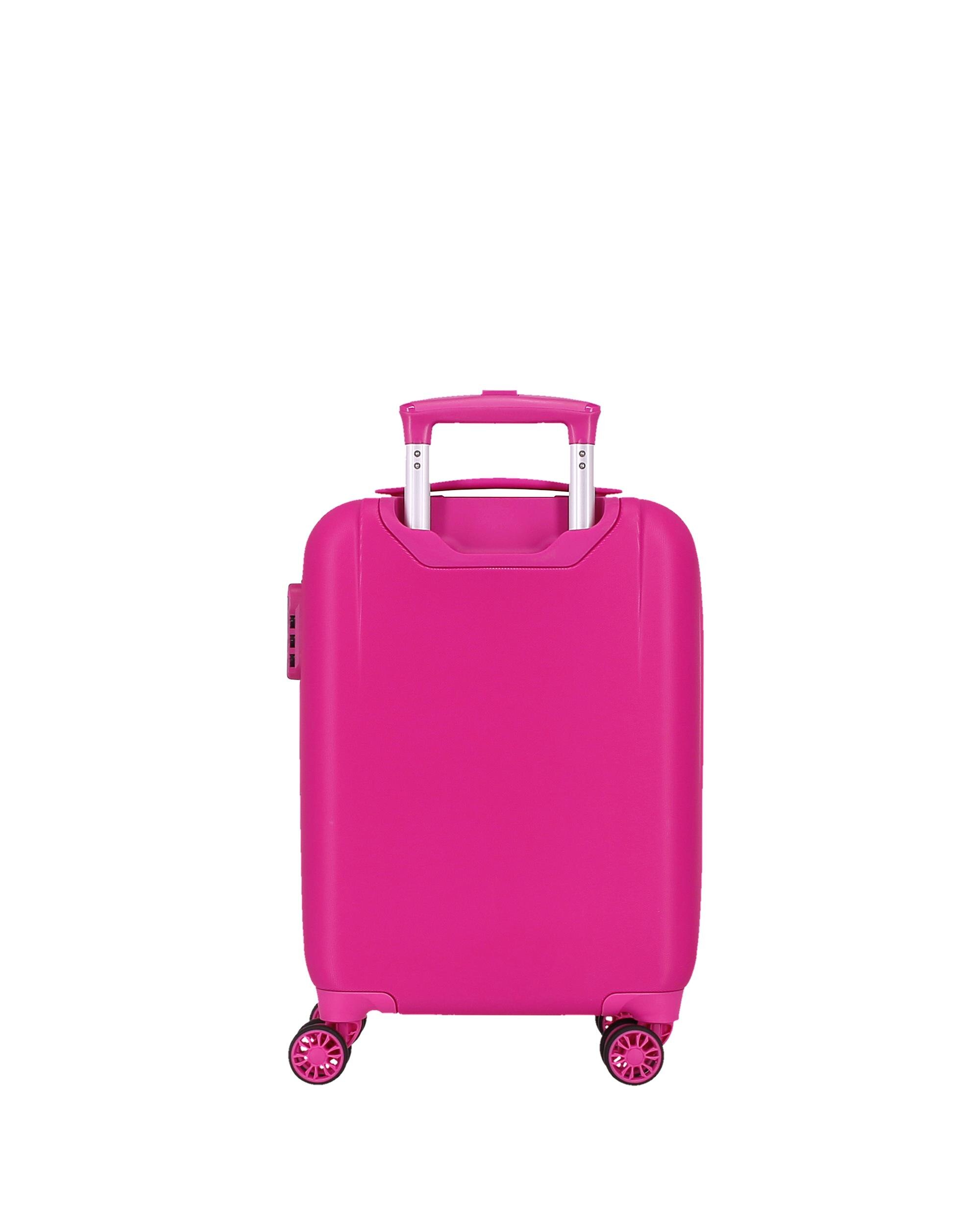 Maleta de cabina So fun con capacidad de 28L - Personajes - Blanco / Fucsia Blanco / Fucsia-3