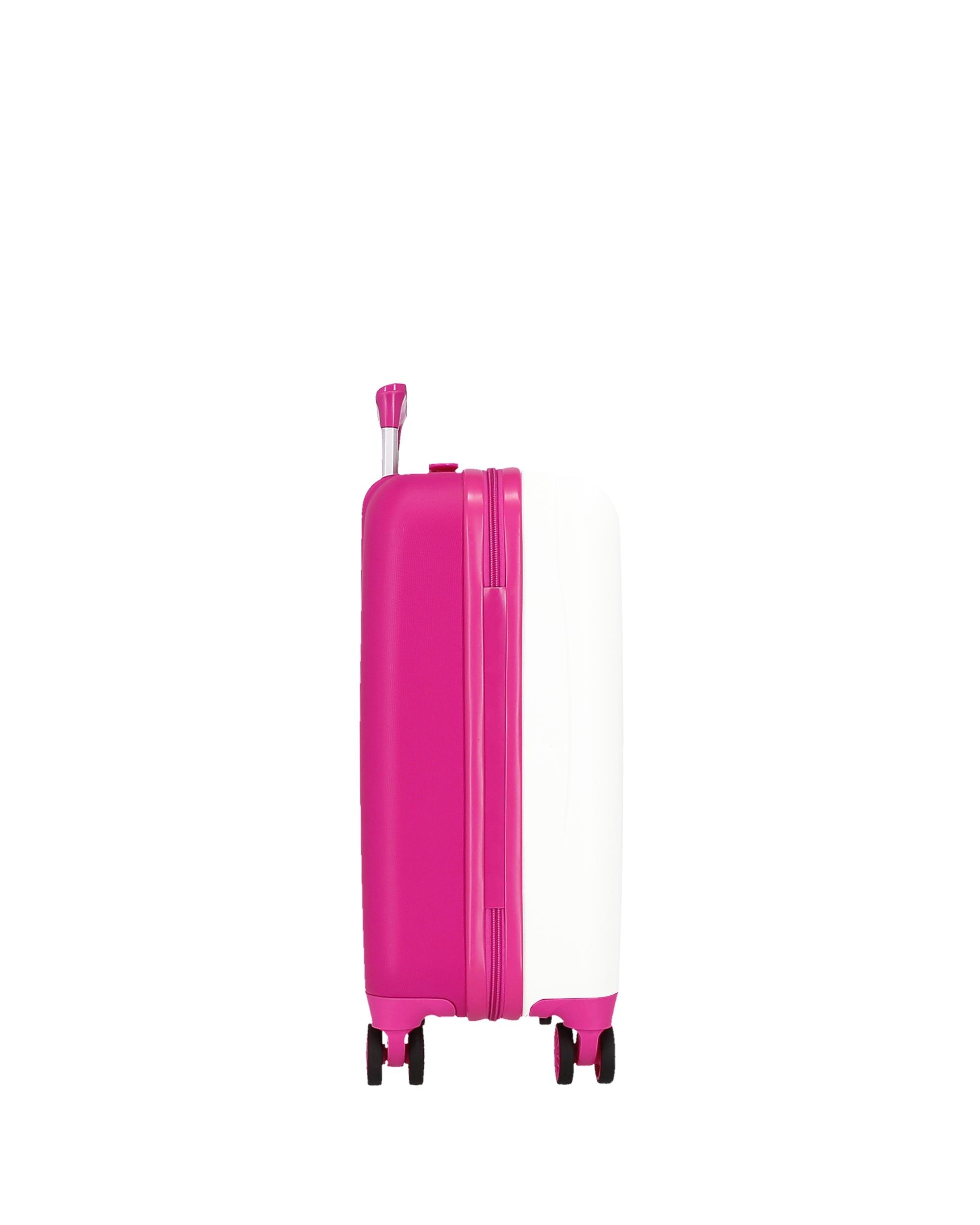 Maleta de cabina So fun con capacidad de 28L - Personajes - Blanco / Fucsia Blanco / Fucsia-4