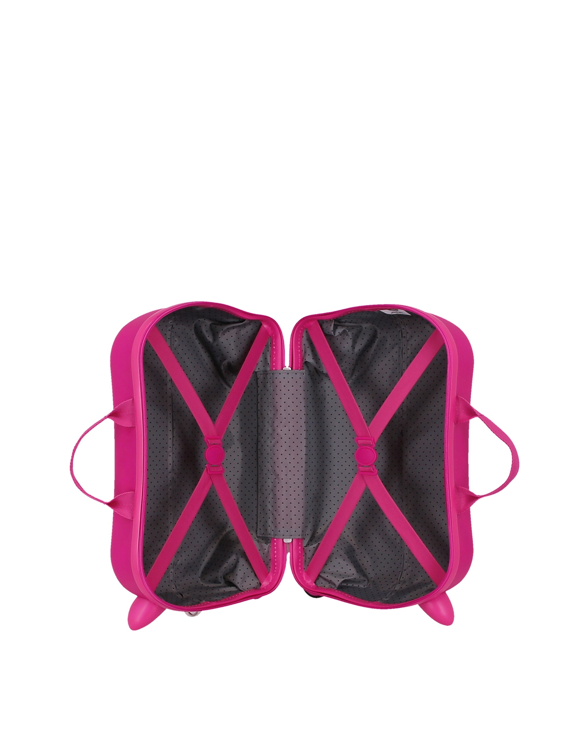 Mala Infantil 2 Rodas Multidirecionais Minnie Around The World com Capacidade de 24l Fúcsia-5