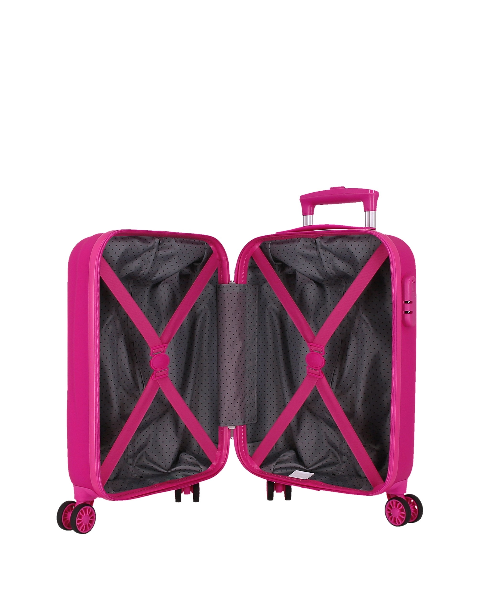 Mala de Cabine Minnie Around The World com Capacidade de 28l Fúcsia-5