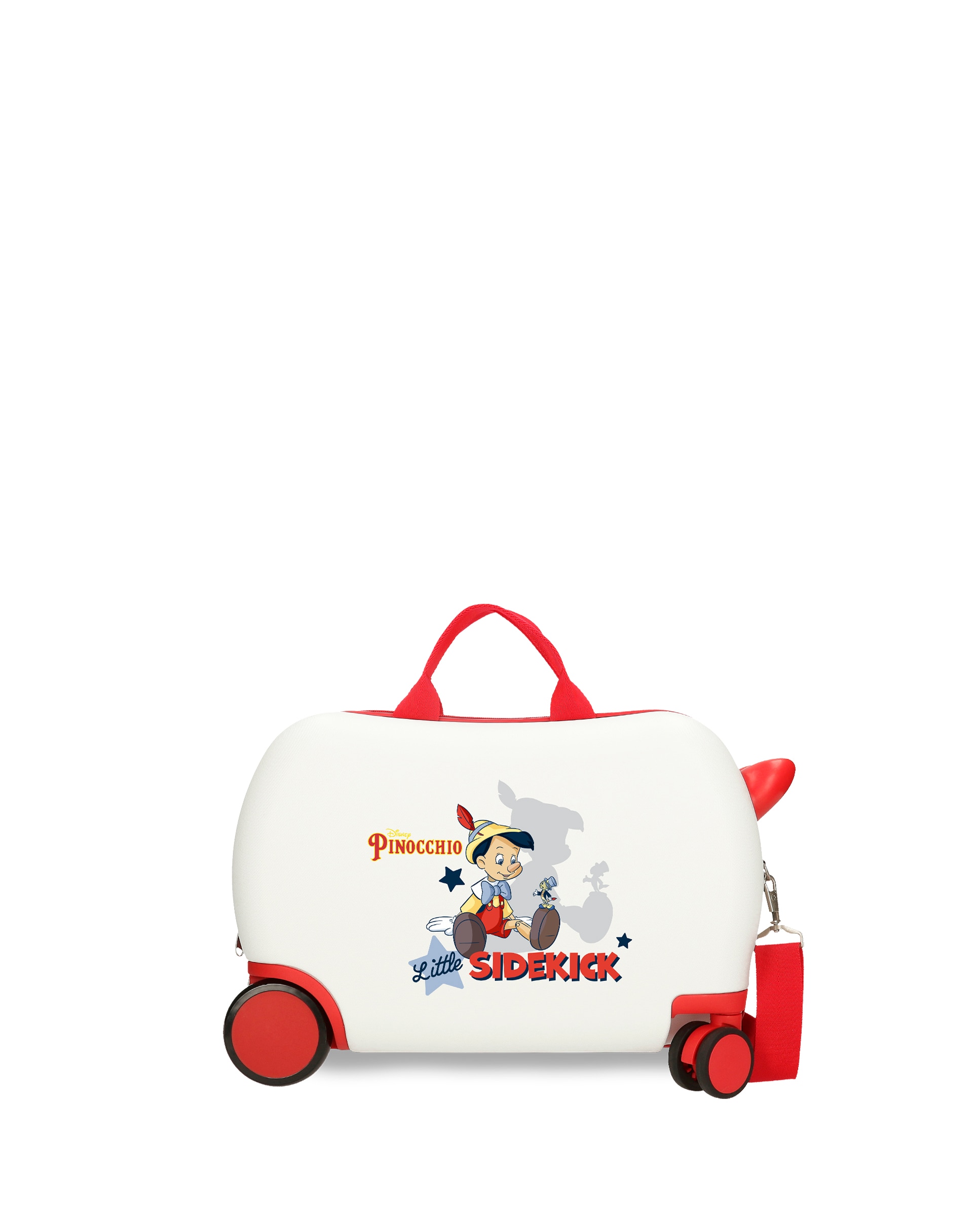 Imagen 1 de Maleta infantil 2 ruedas multidireccionales Dumbo Circus rígida con capacidad de 24L Blanco / Rojo