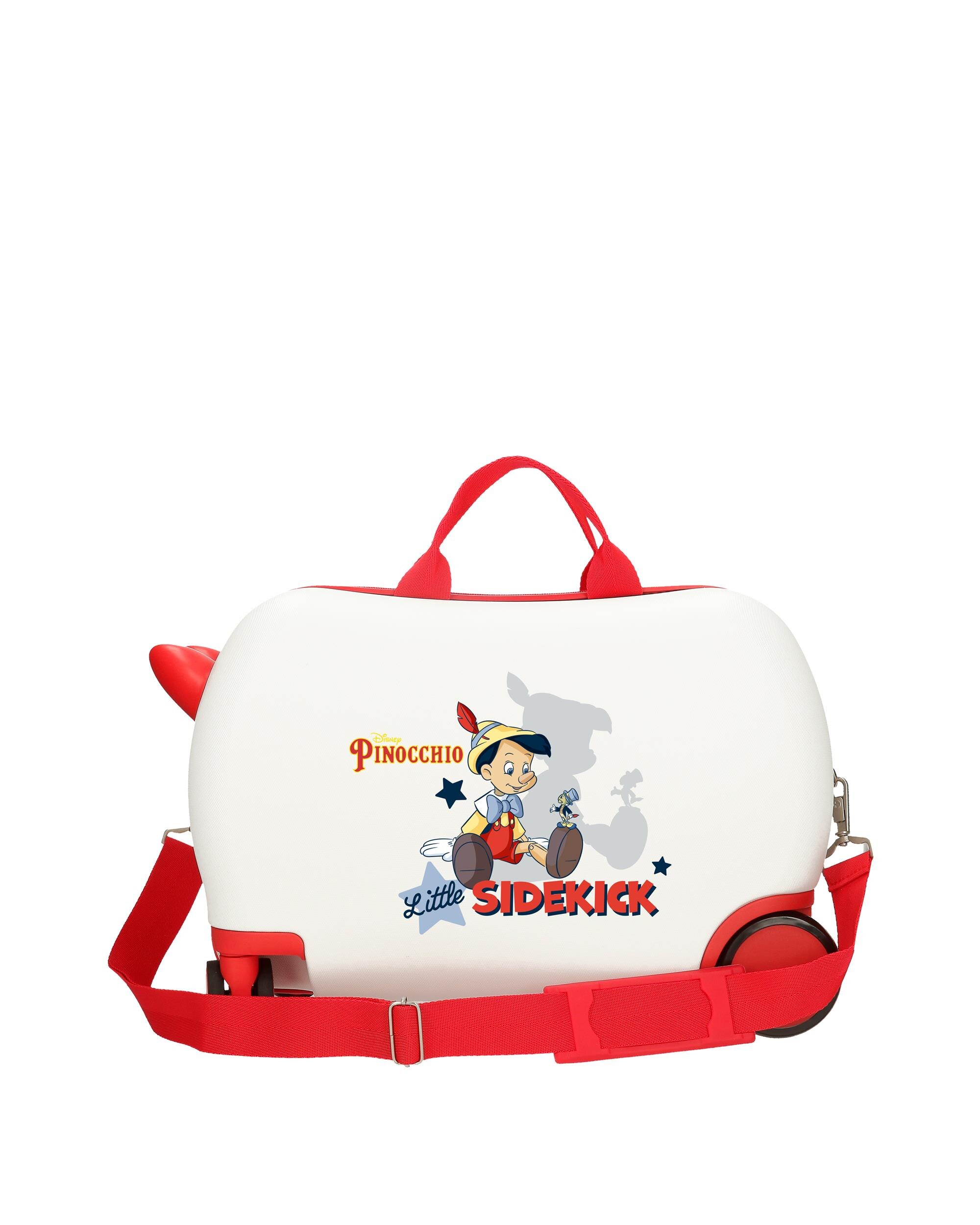 Imagen 3 de Maleta infantil 2 ruedas multidireccionales Dumbo Circus rígida con capacidad de 24L - Disney - Blanco / Rojo Blanco / Rojo