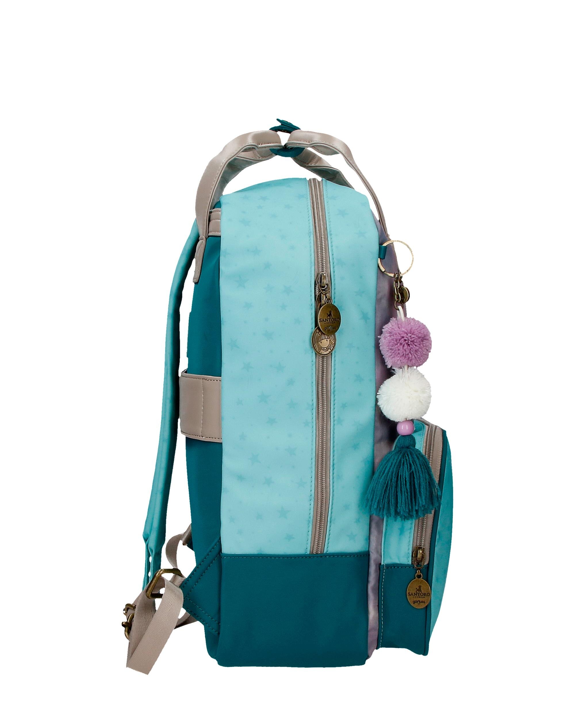 Mochila para portatil Gorjuss A whispered key con pompon decorativo Gorjuss El Corte Ingles