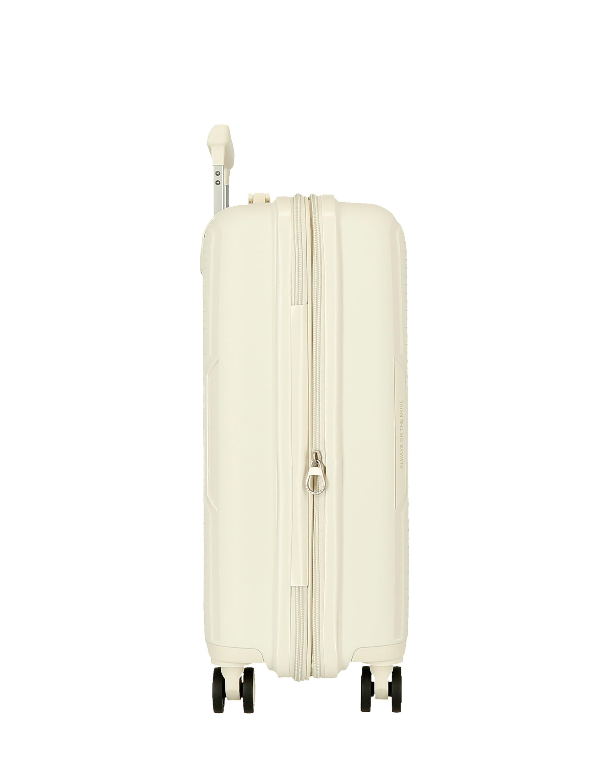 Imagen 4 de Maleta de cabina 55 cm extensible new ocuri con capacidad de 37l en rosa - Movom - Blanco Blanco