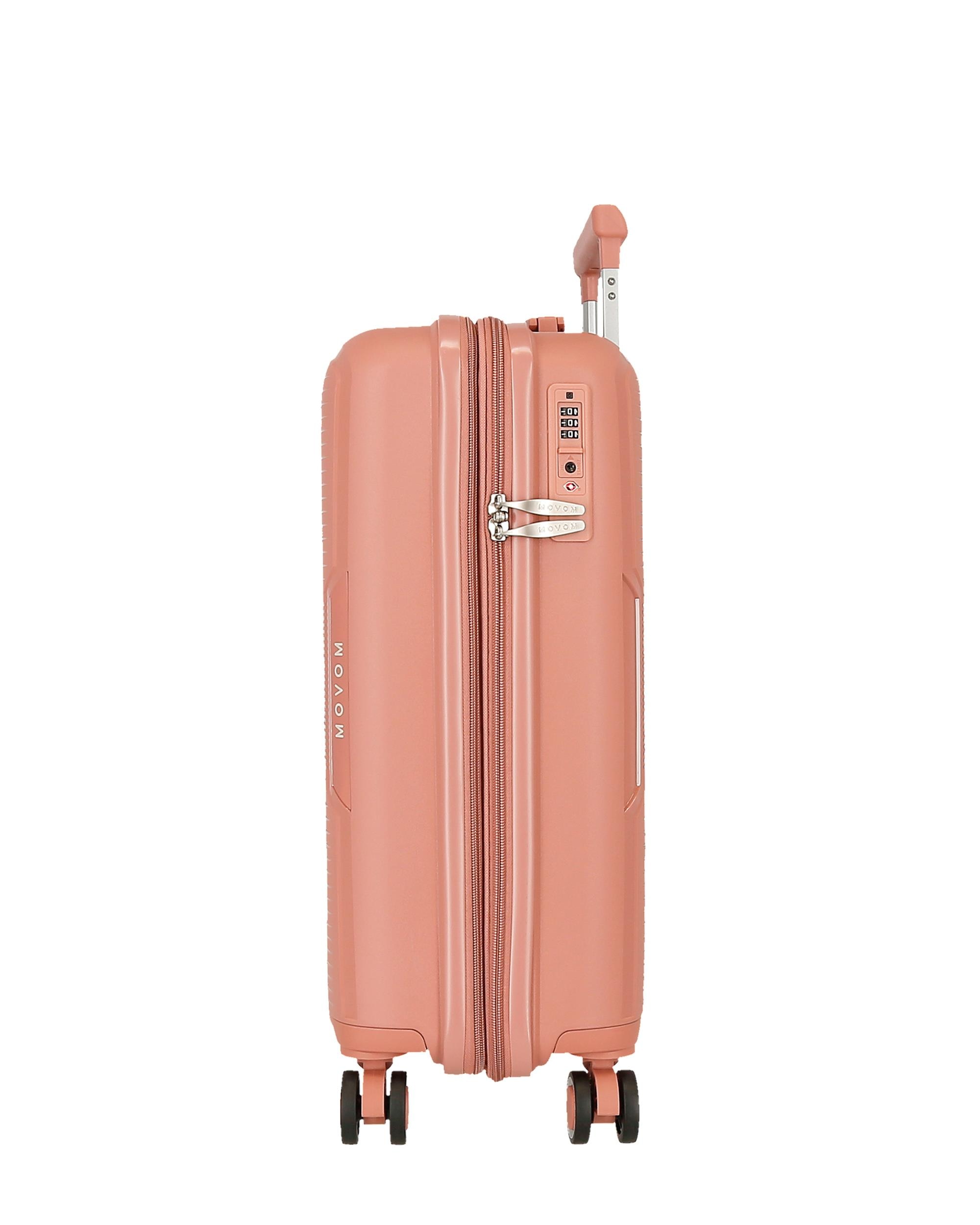 Imagen 2 de Maleta de cabina 55 cm extensible new ocuri con capacidad de 37l en - Movom - Rosa Rosa